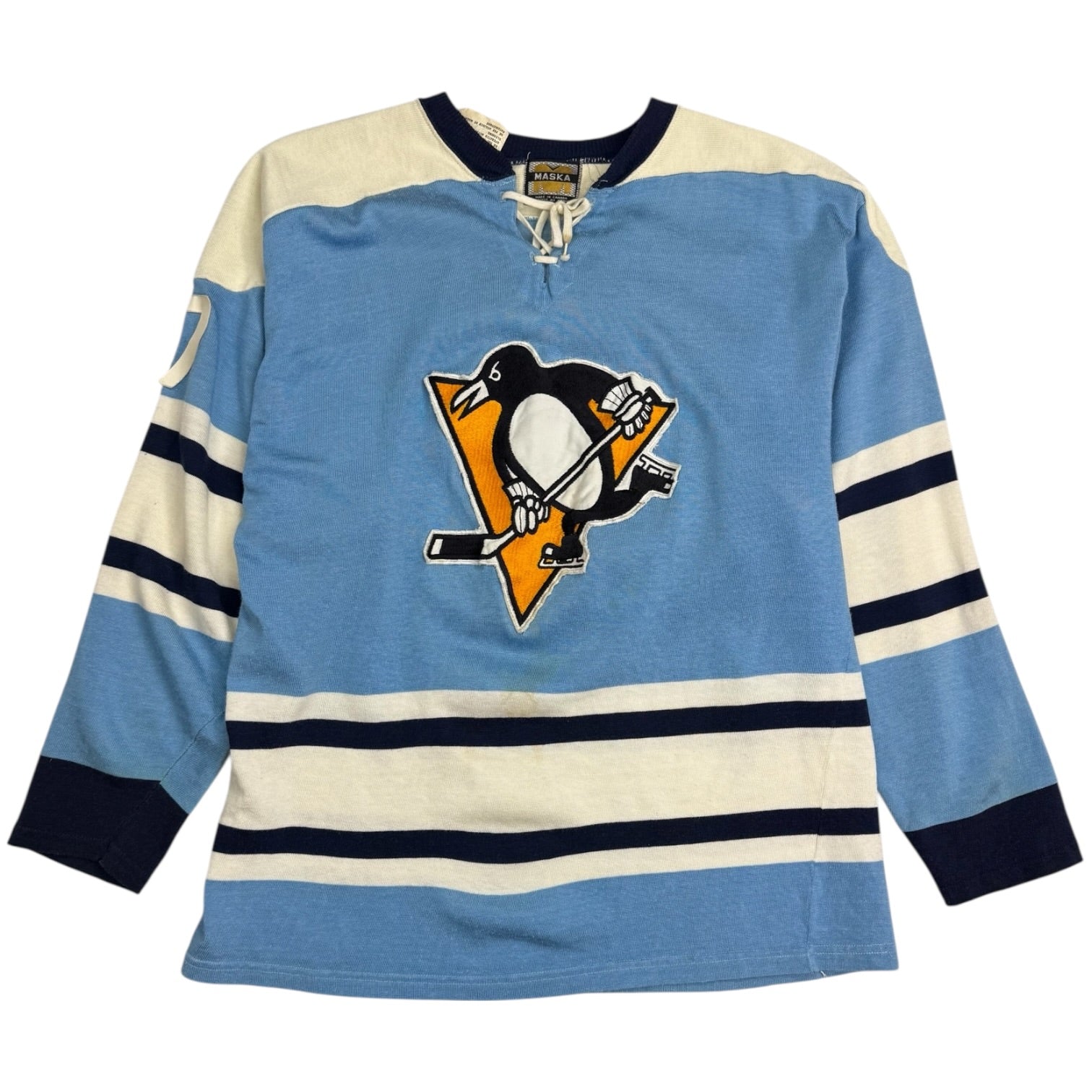 Vintage Maska Pittsburgh Penguins Alternate Hockey Jersey