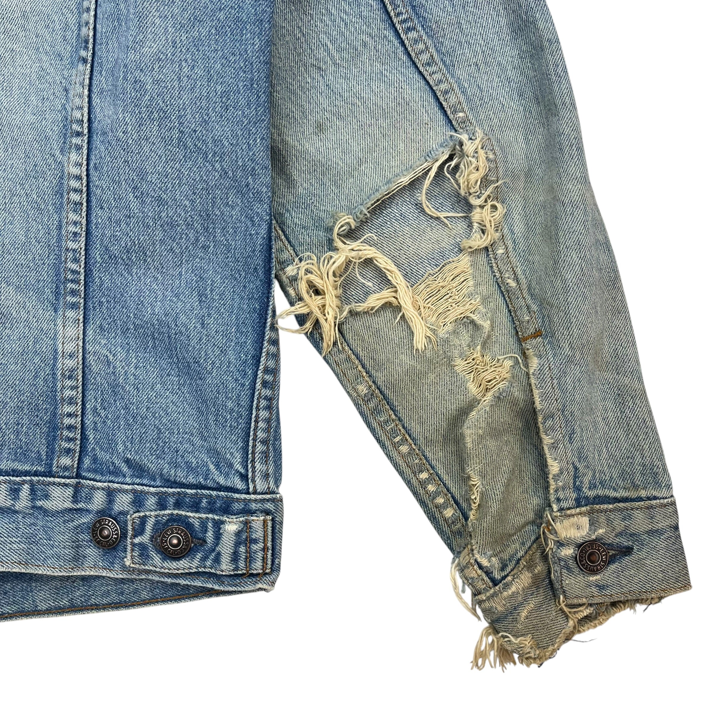 Vintage Levi’s Distressed Denim Trucker Jacket