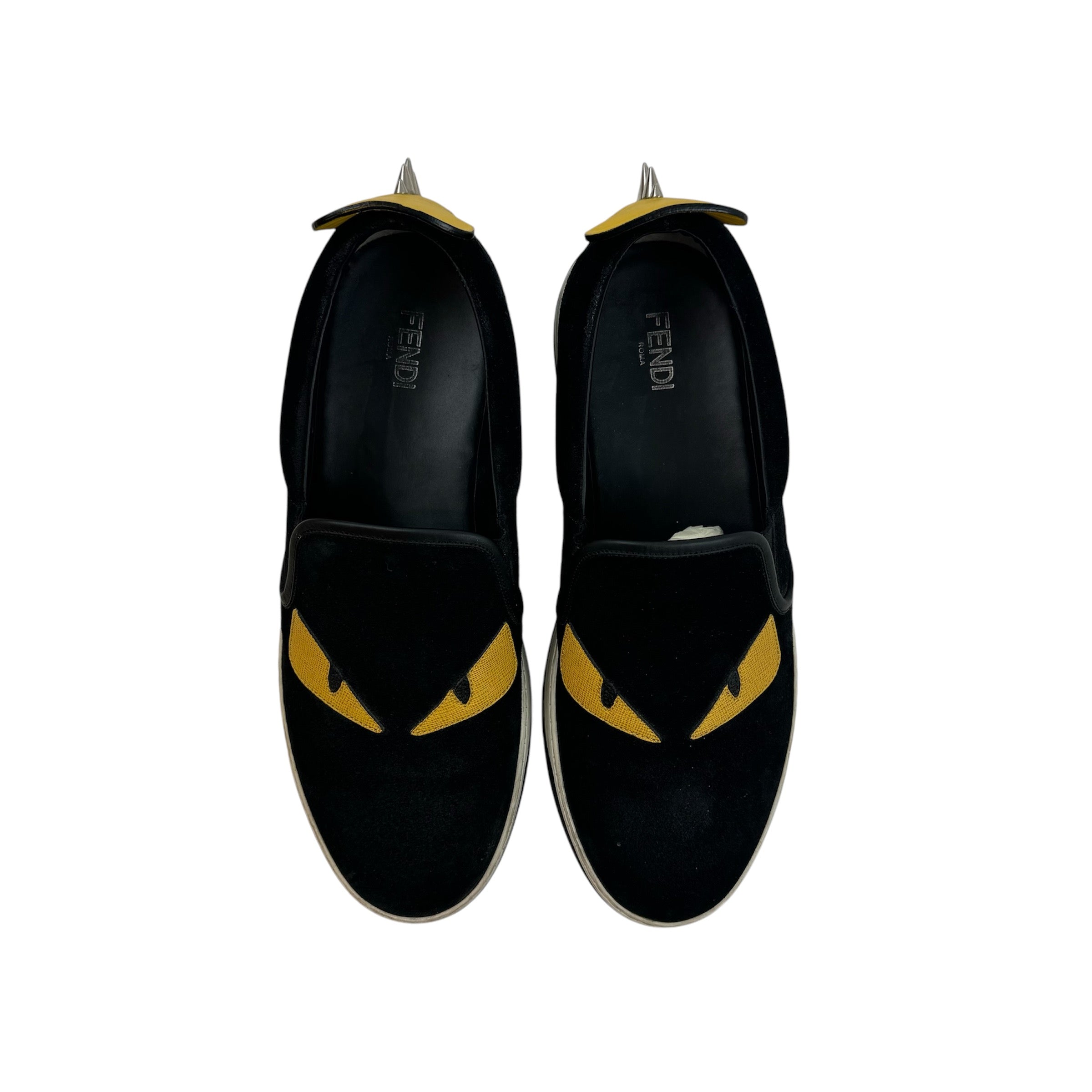 Fendi Monster Slip-Ons Black (Used)