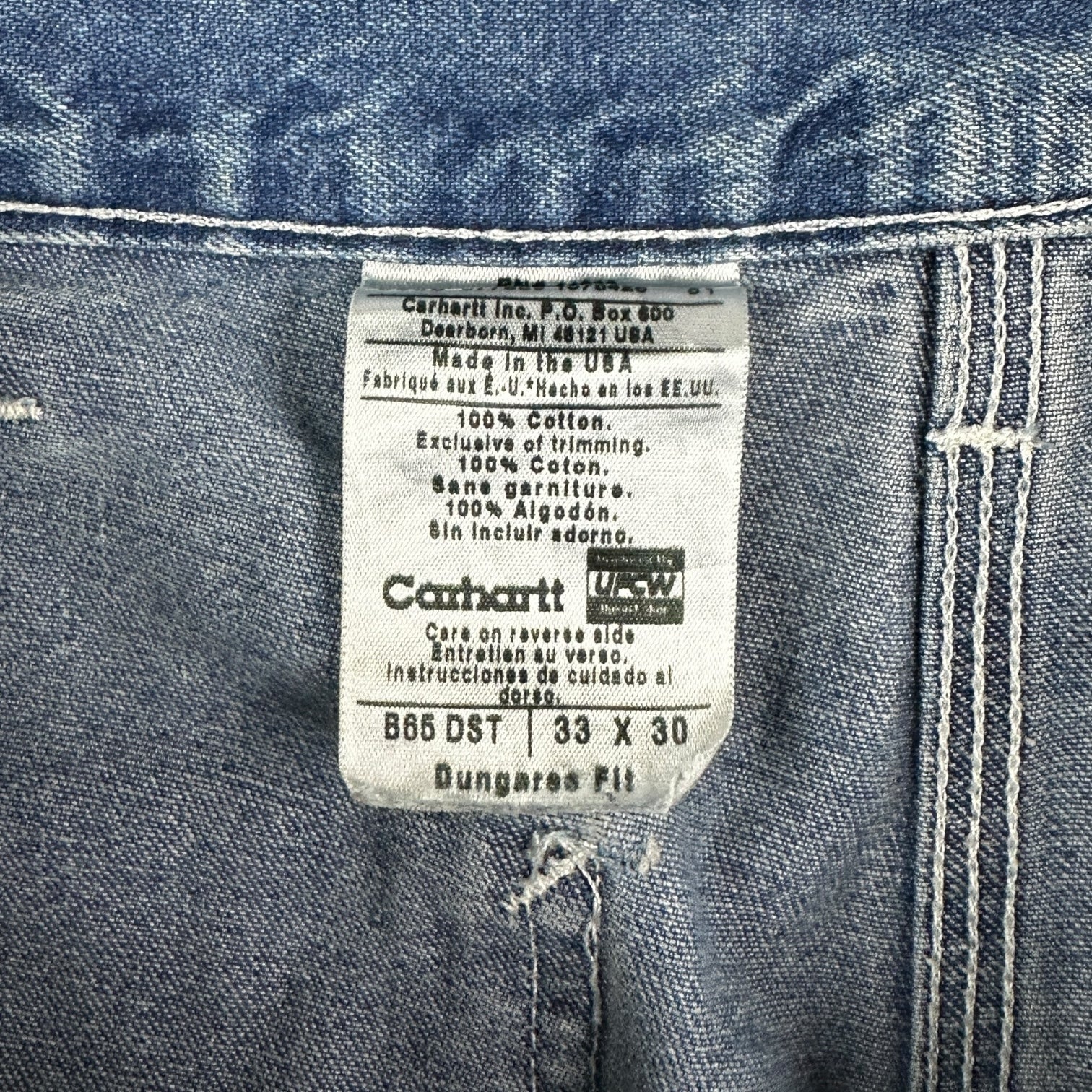 Vintage Carhartt Denim Cargos Light Wash
