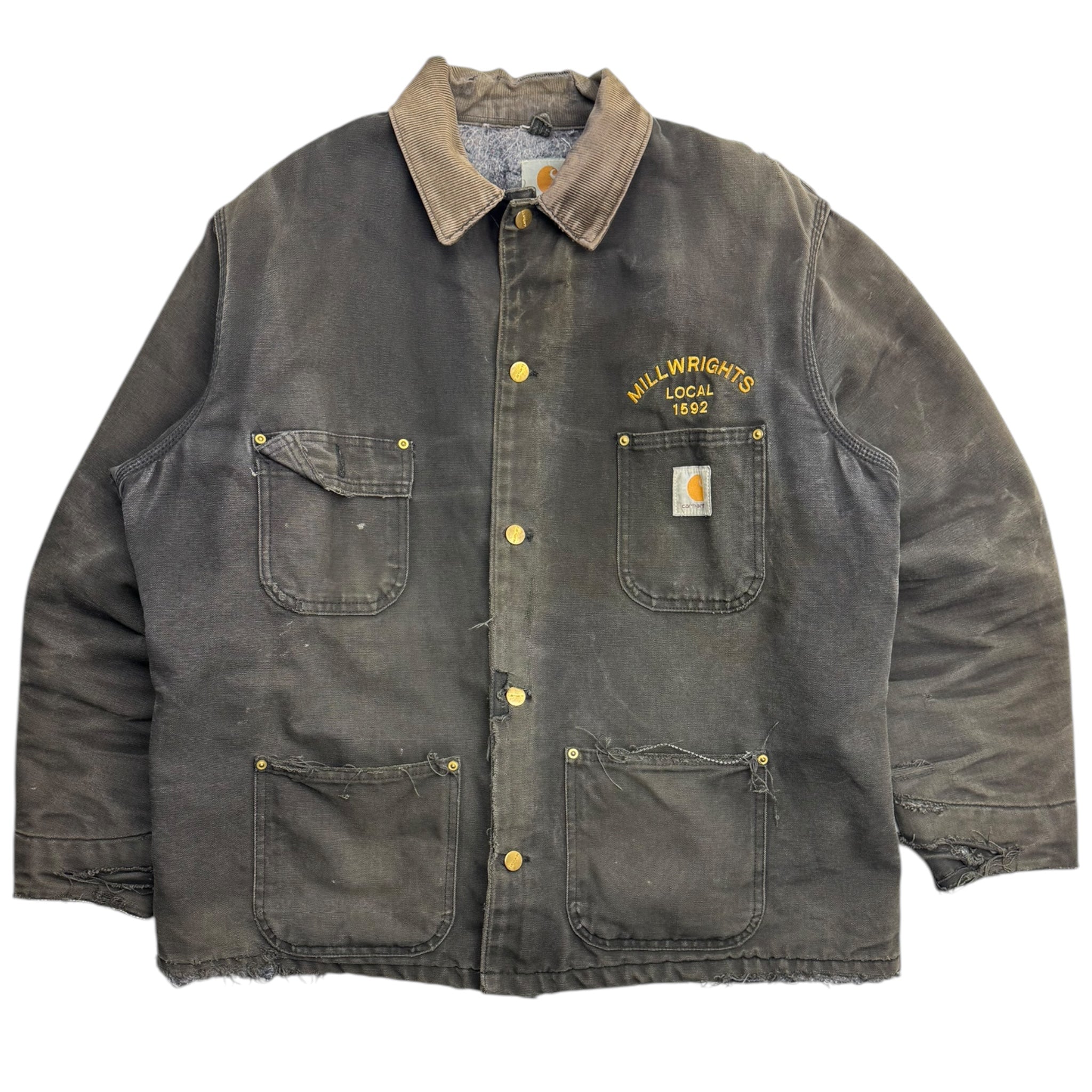 Vintage Distressed Carhartt MillWrights Chore Jacket