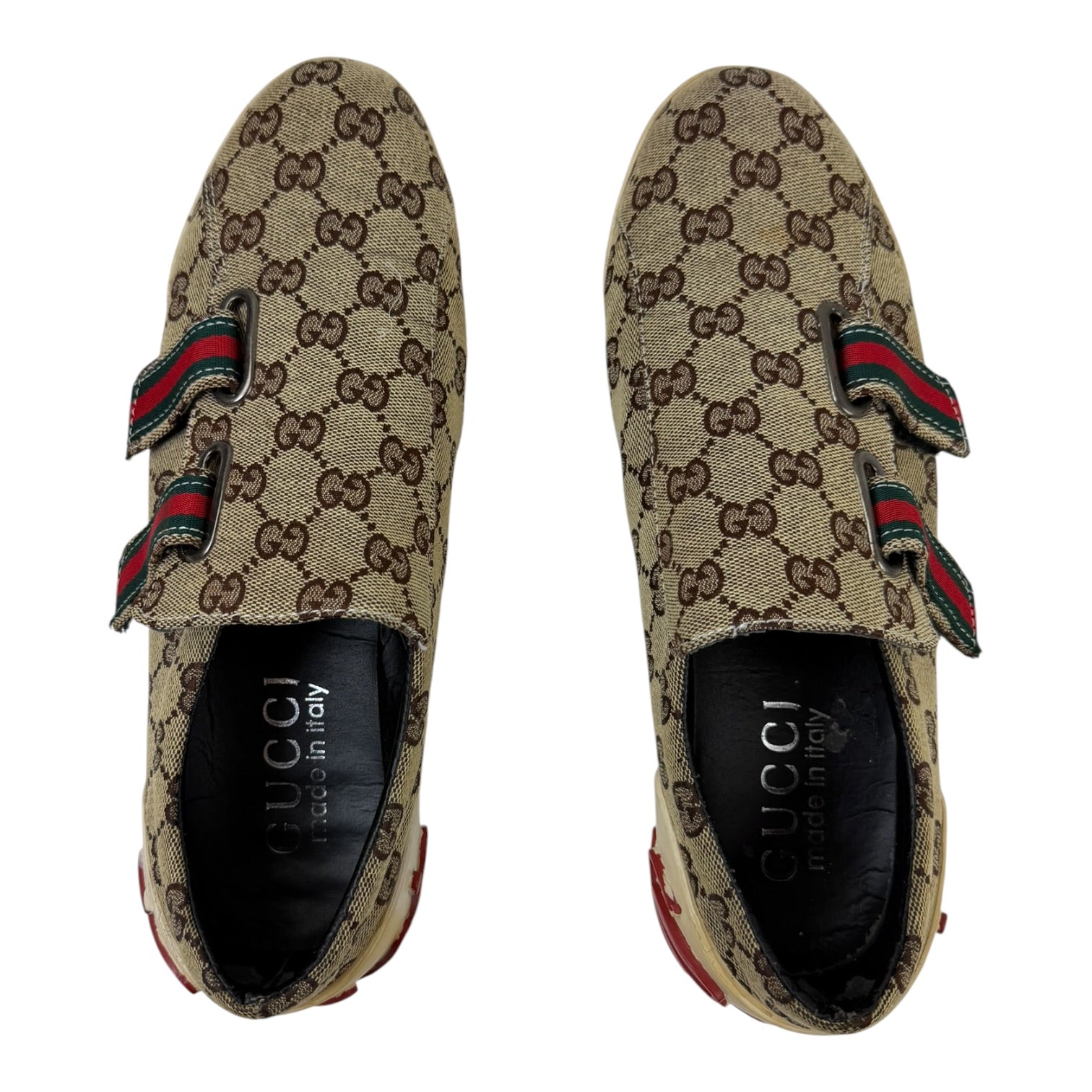Gucci GG Monogram Canvas Velcro Sneakers (Used)