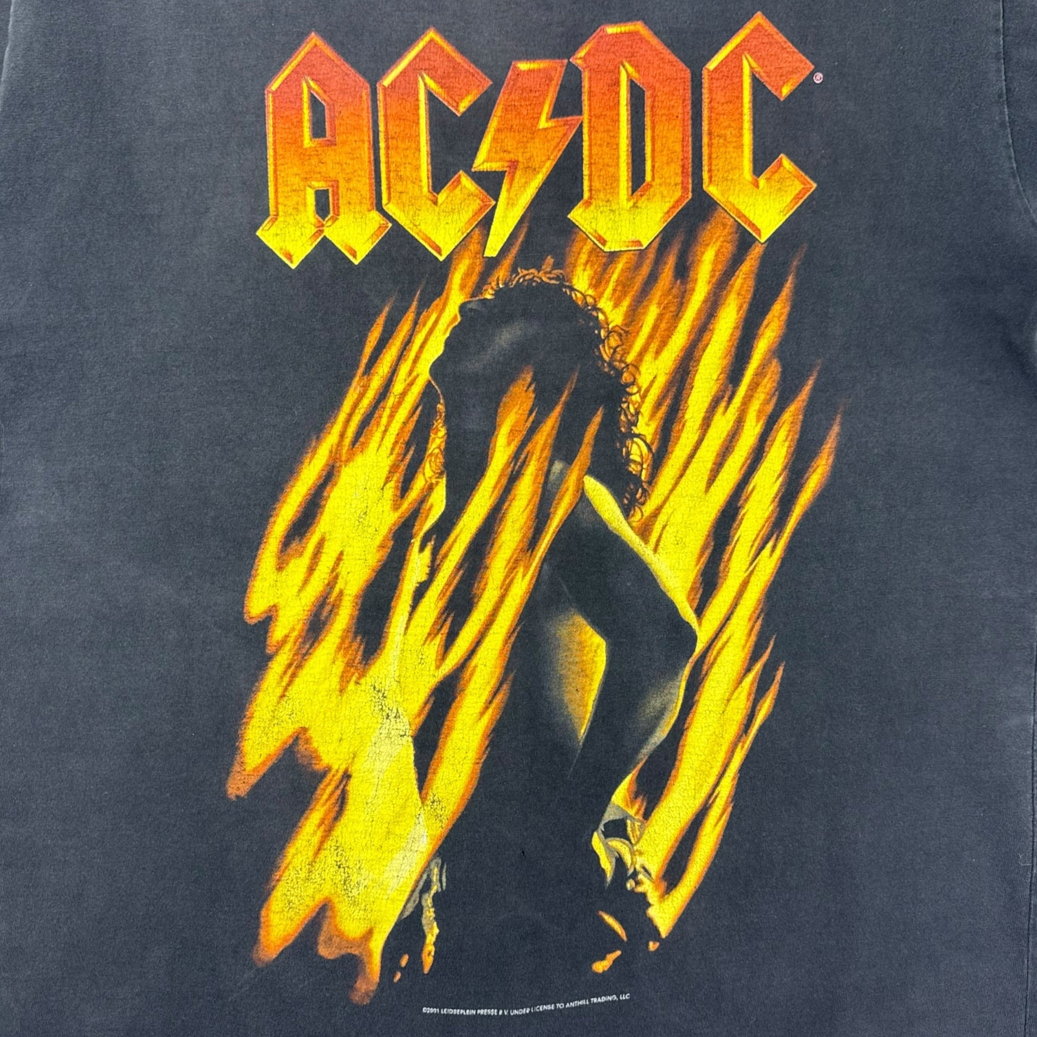 2001 AC/DC ‘Bonfire’ Rock Band T-Shirt