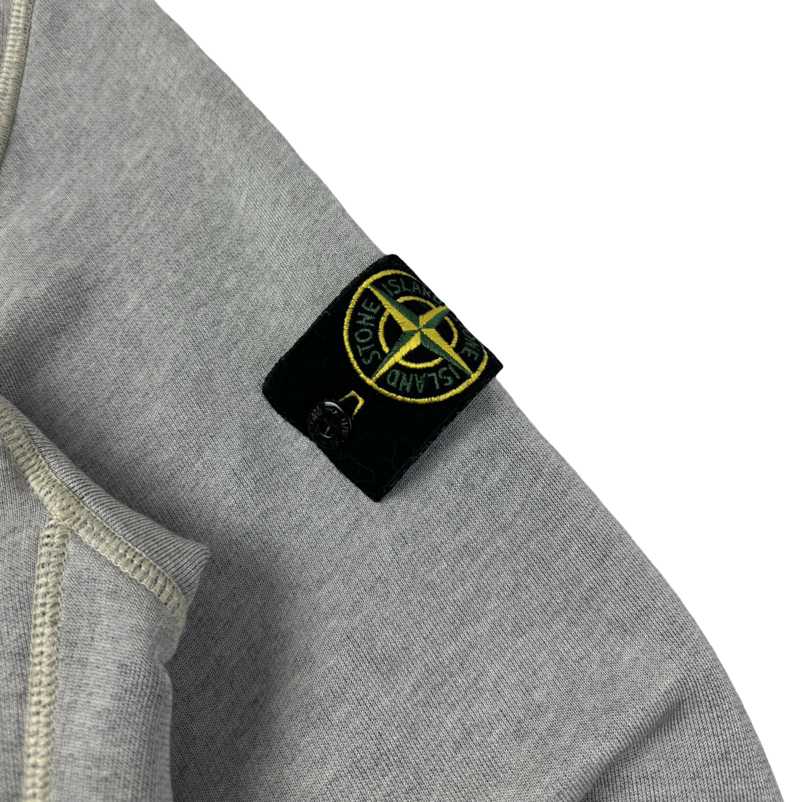 Stone Island Full Zip Hoodie Grey