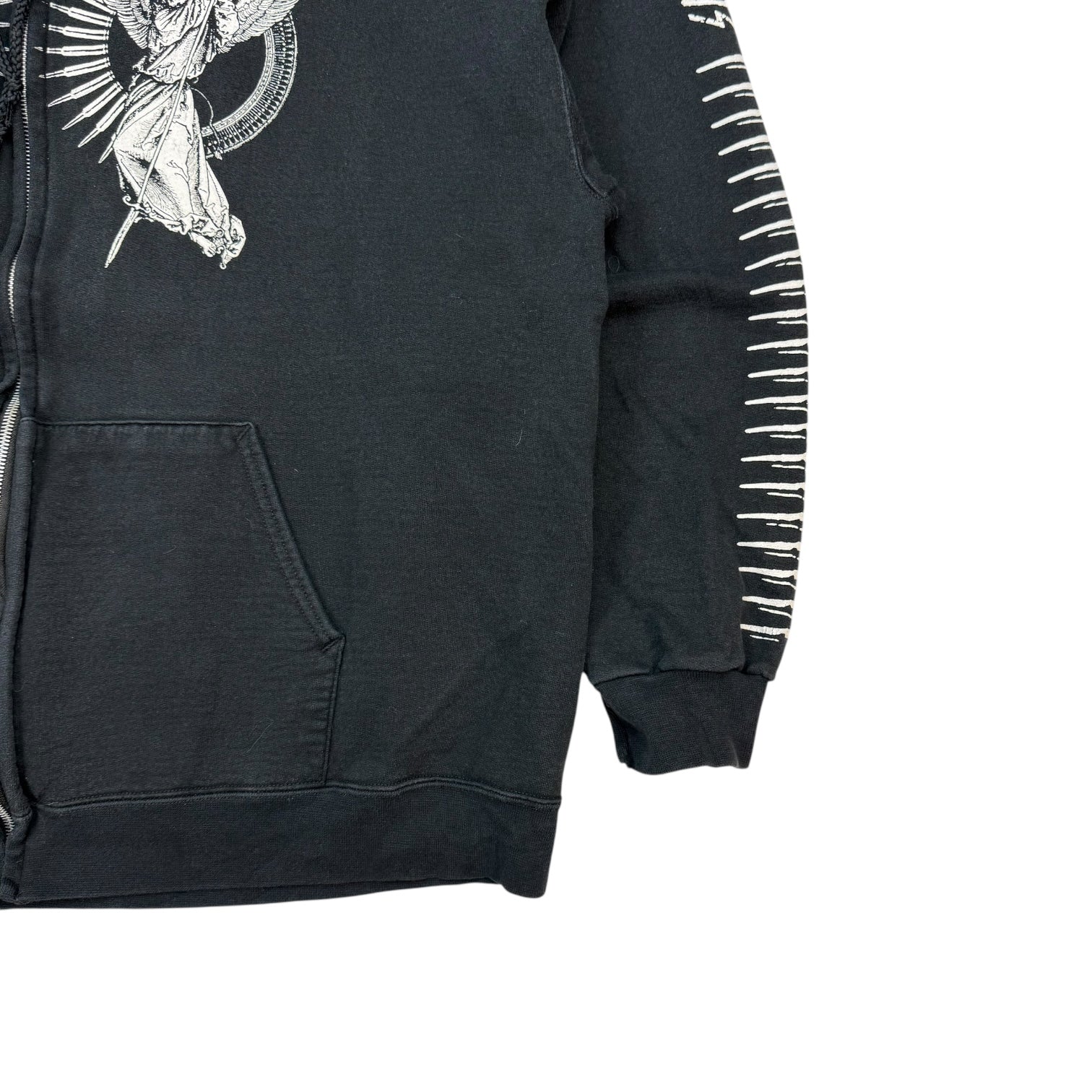 Vintage Goatwhore Band Zip Up Hoodie Black