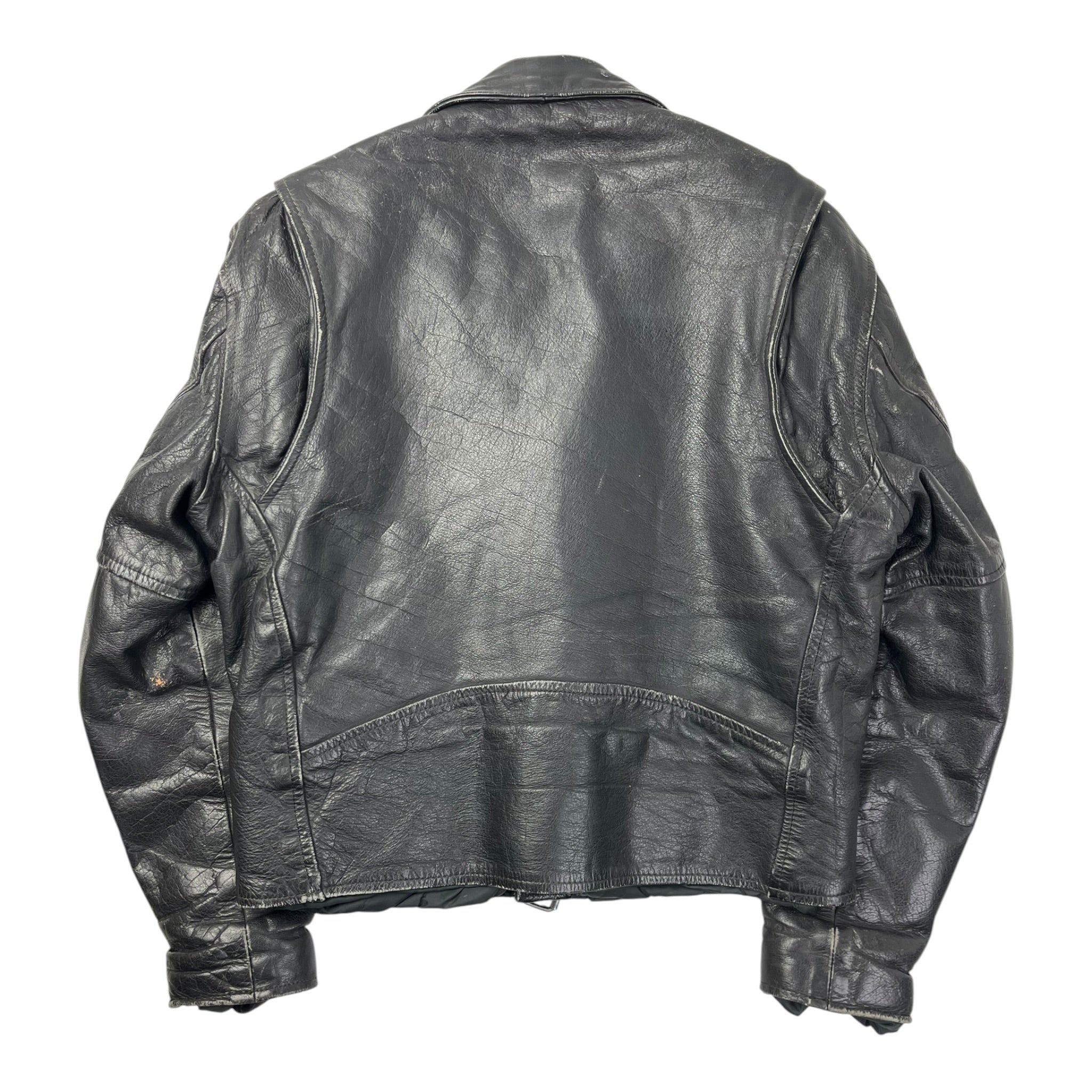 Vintage Motor Biker Leather Jacket