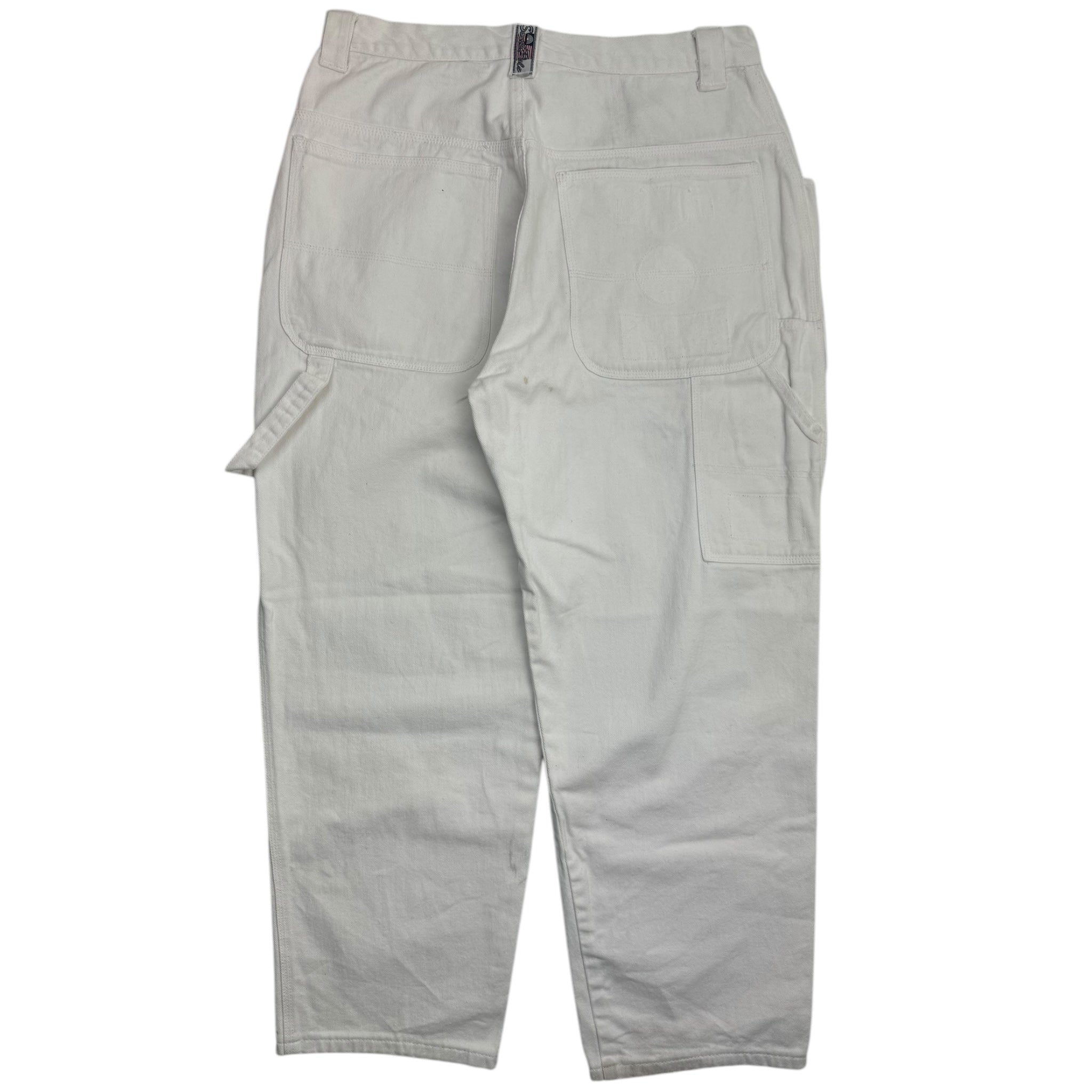 Vintage Y2K Southpole Baggy Carpenter Pant White