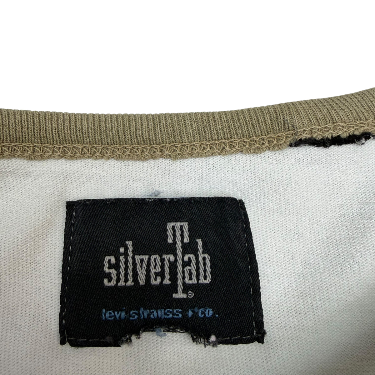 Vintage Levi’s Silver Tab Ringer Tee White
