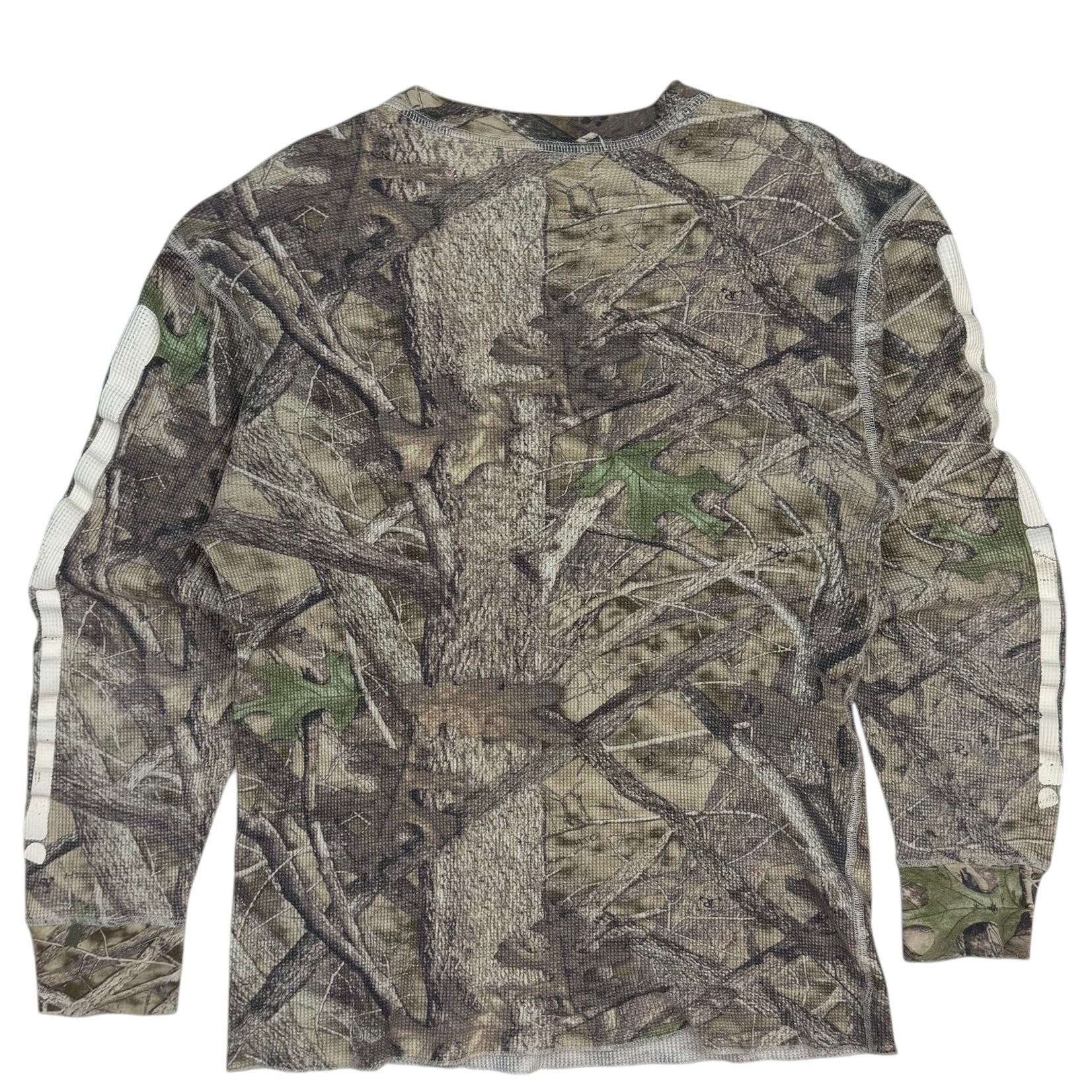 Supreme Hanes Bones Thermal Crew Woodland Camo