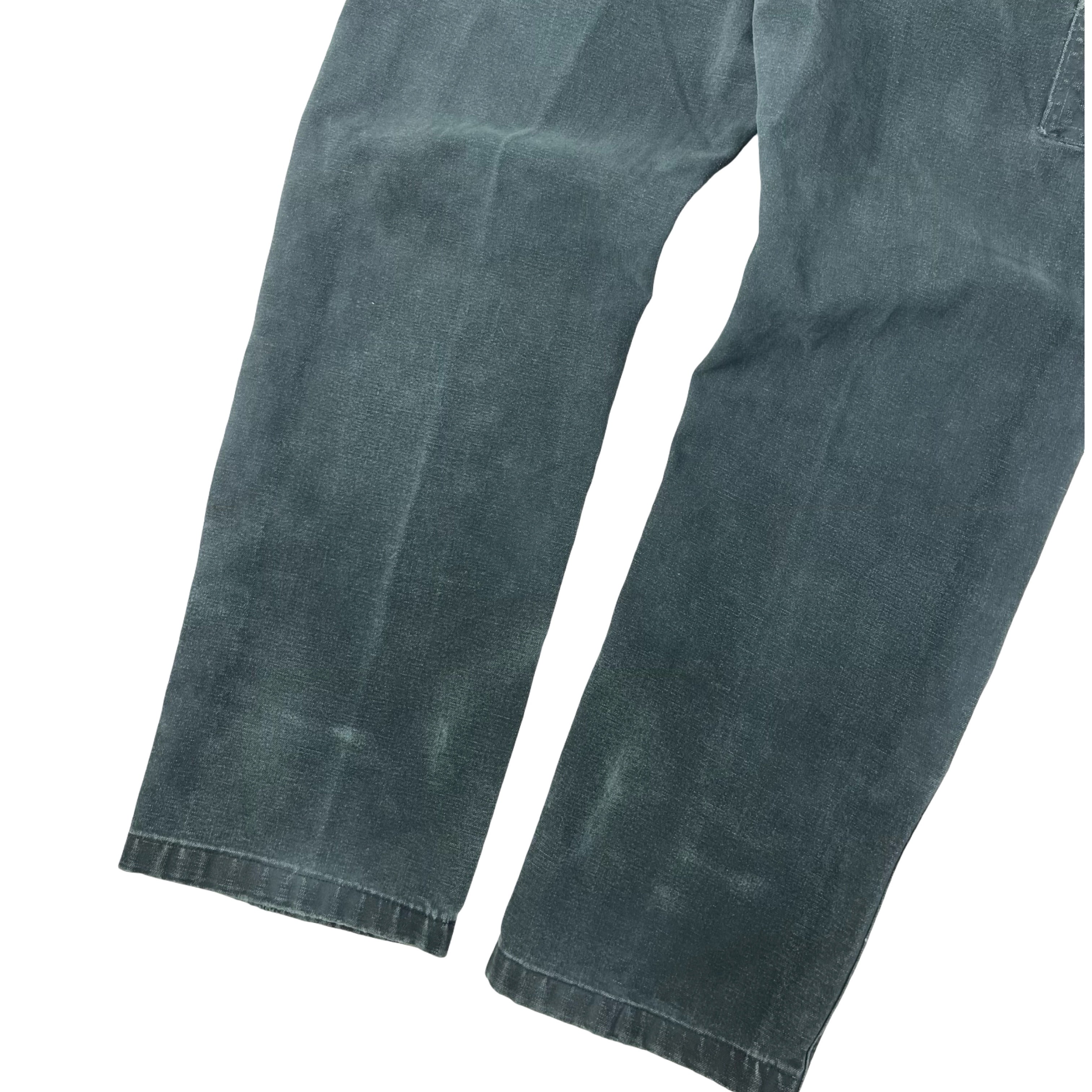 Vintage Carhartt Double Knee Carpenter Pants Faded Black