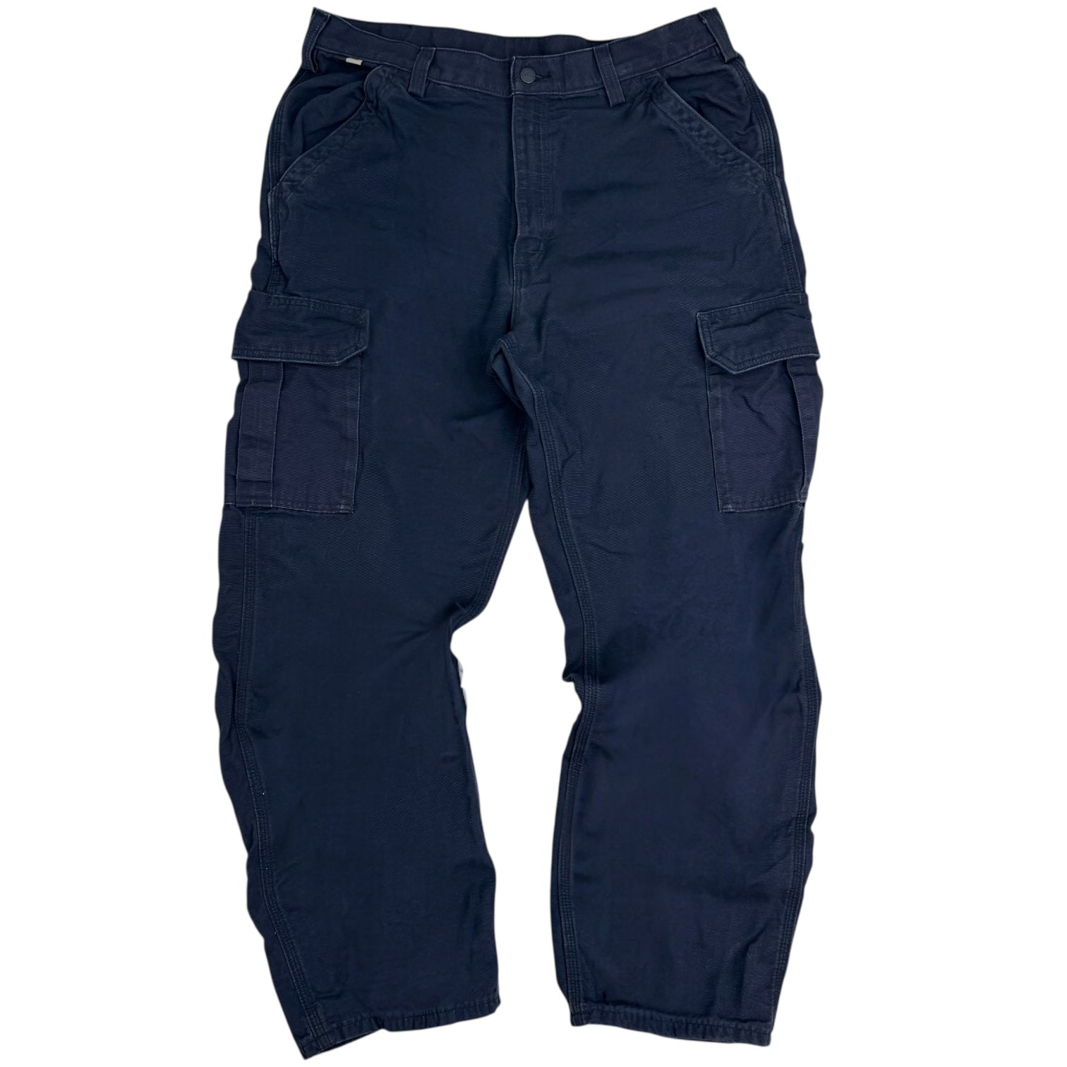 Vintage Carhartt FR Cargo Pants Navy Blue