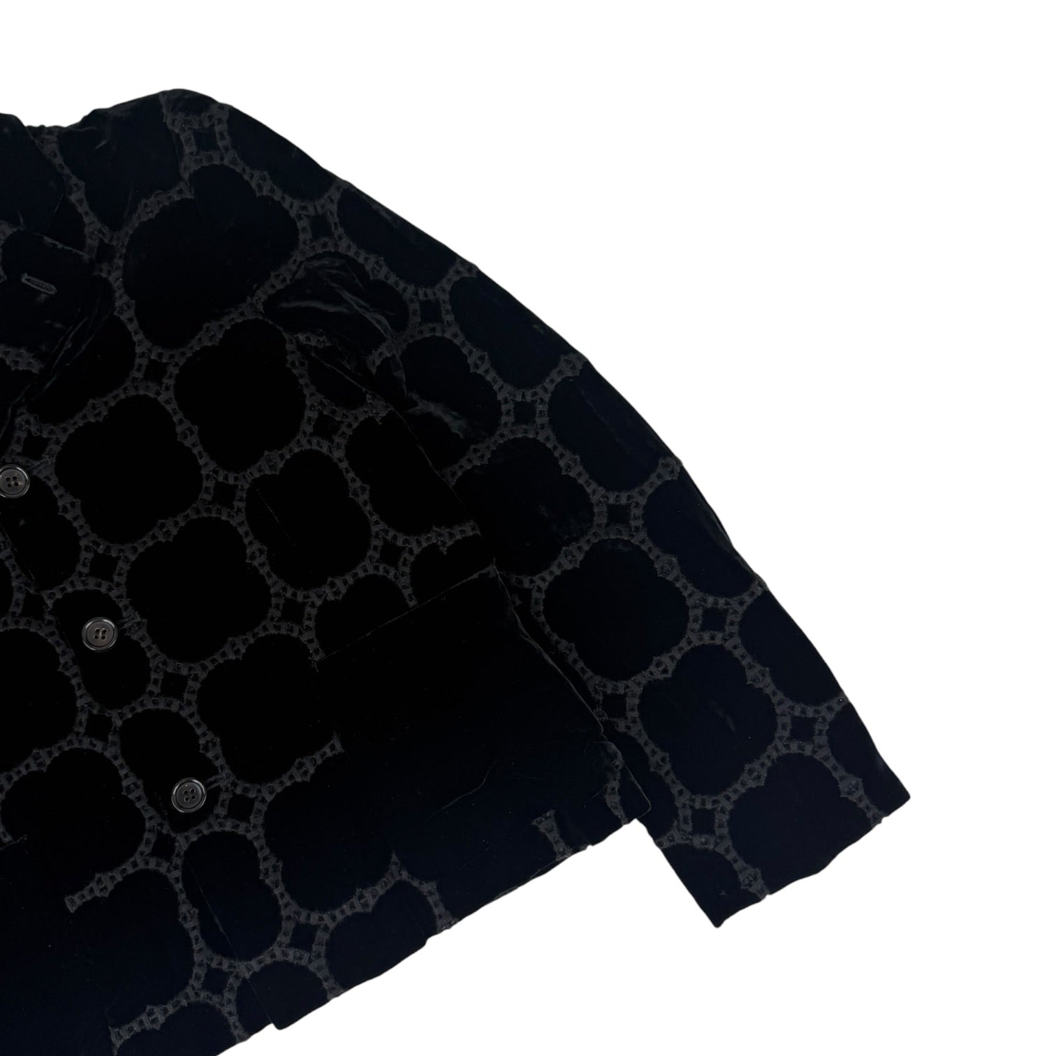 (W) Comme des Garçons Velvet Jacket Black