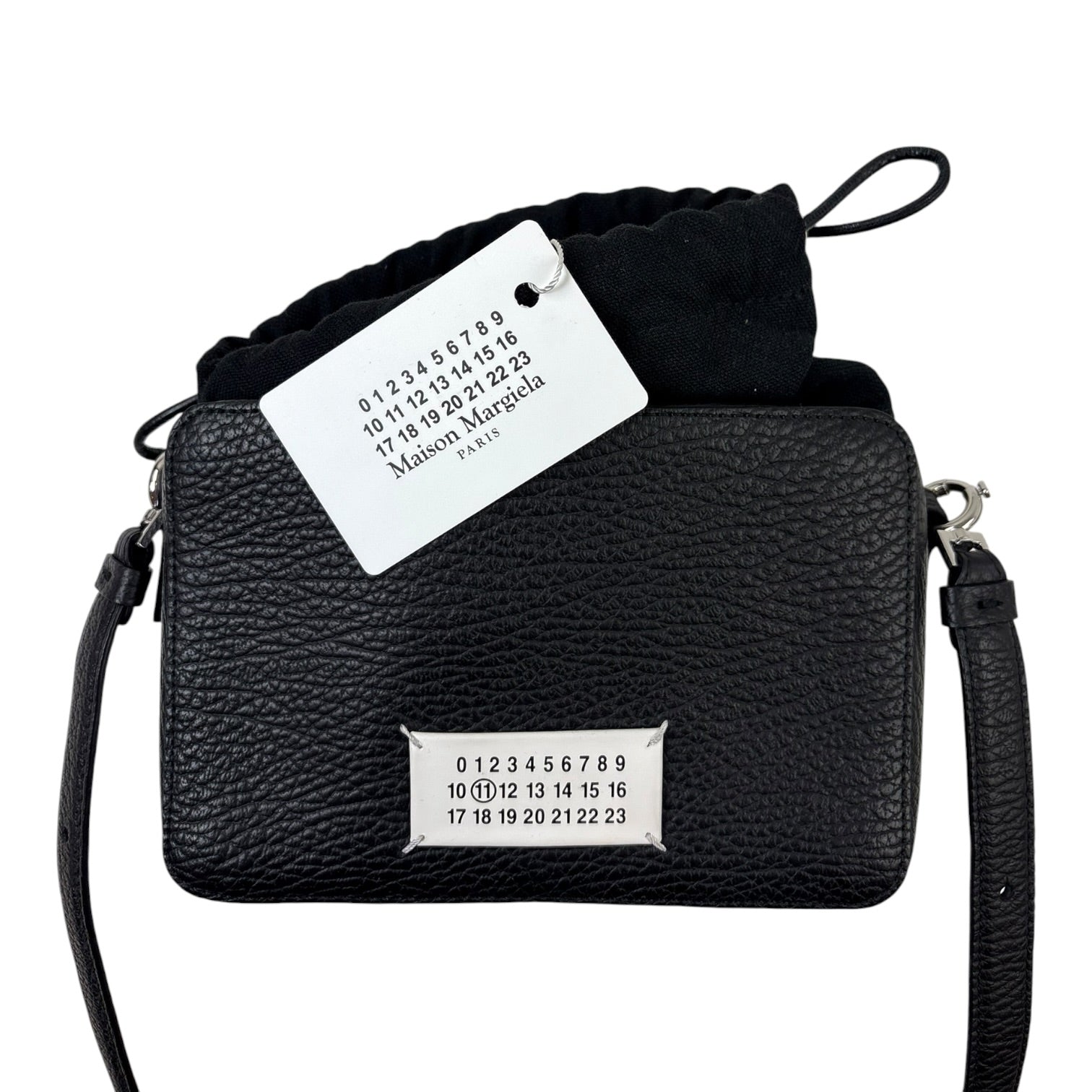 Maison Margiela 5AC Camera Bag Grained Leather Black
