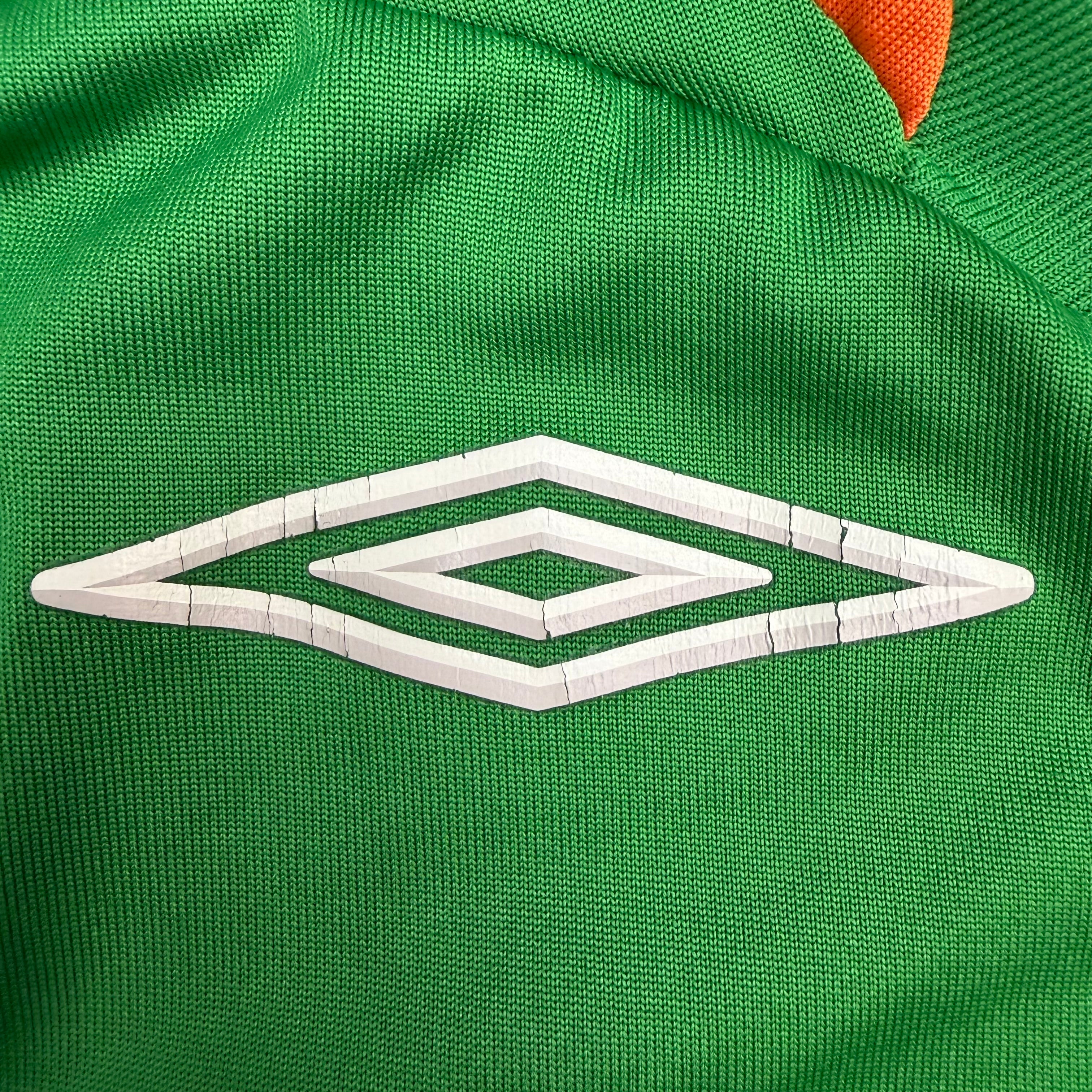 Vintage Umbro 2004-06 Republic of Ireland Home Jersey Green