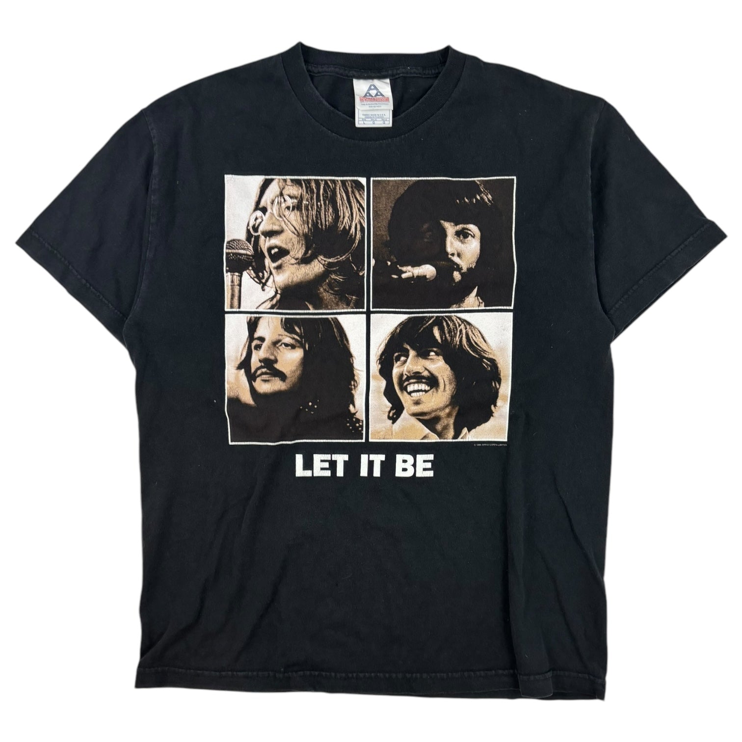 Vintage 1994 The Beatles Let It Be T-Shirt Black