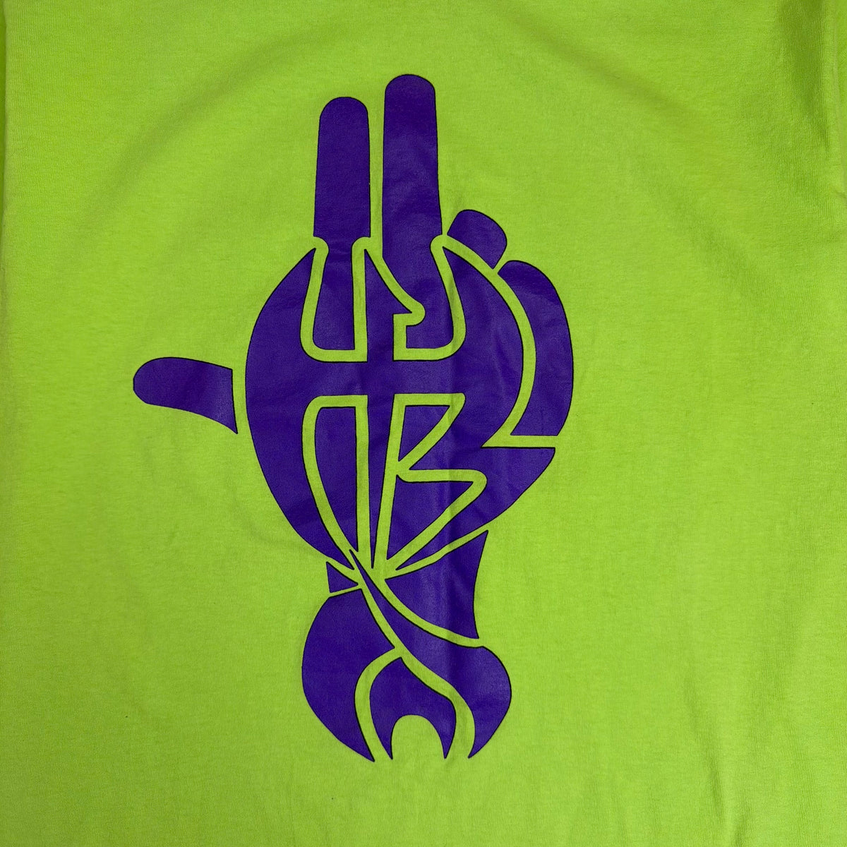 Vintage 2001 WWF Jeff Hardy Twist of Fate Hardy Boyz Tee Green