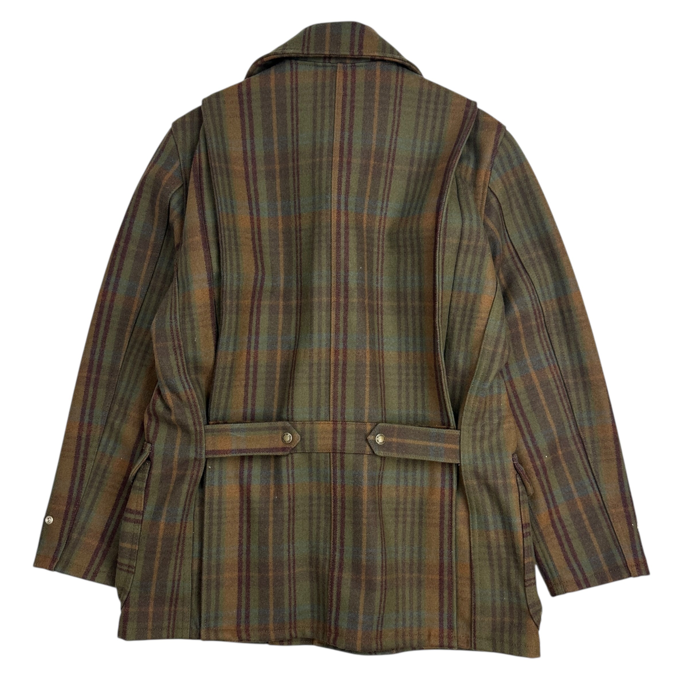 Filson Yukon Wool Clay Coat Haw Plaid / Green