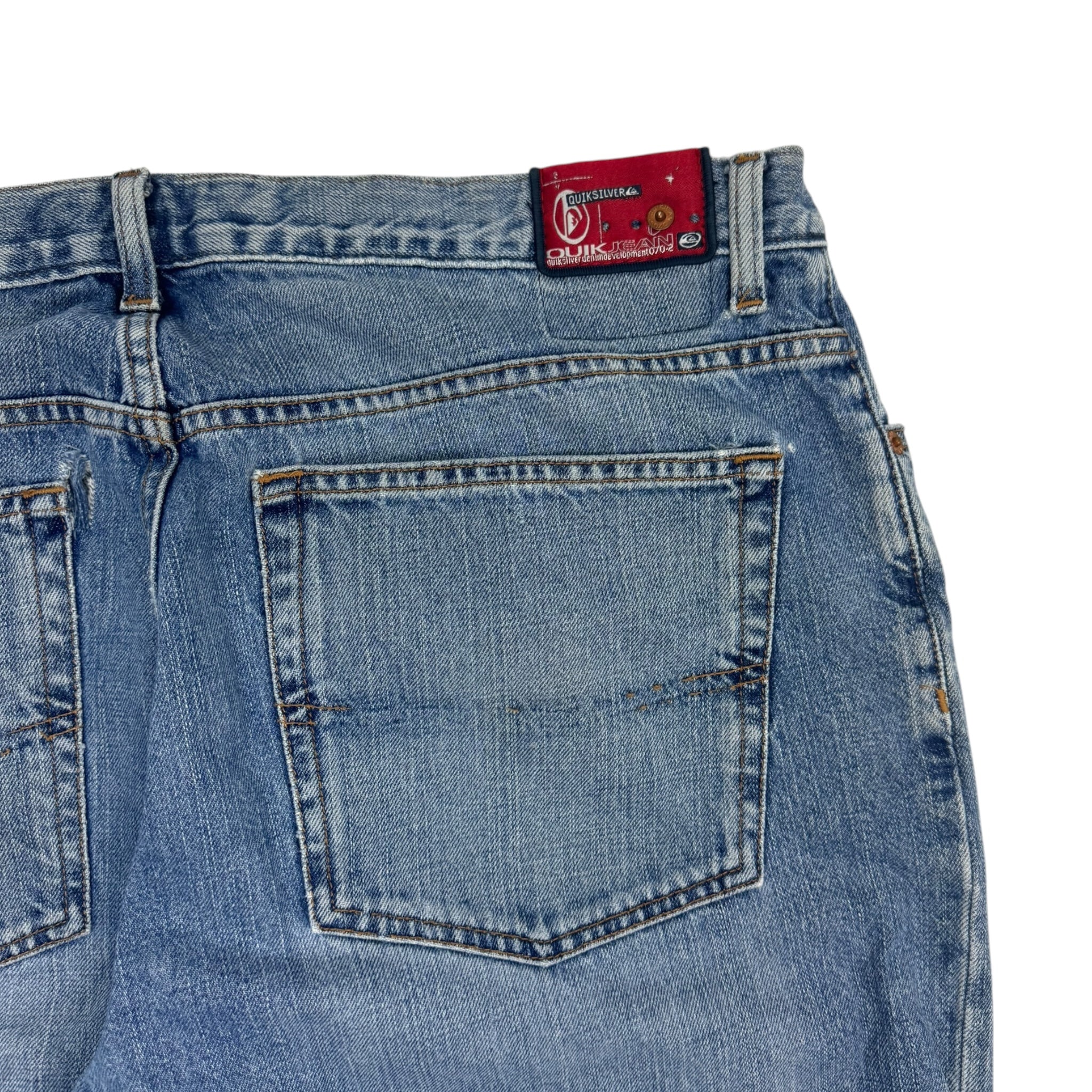 Vintage Y2K Quiksilver Embroidered Parts Denim Jeans