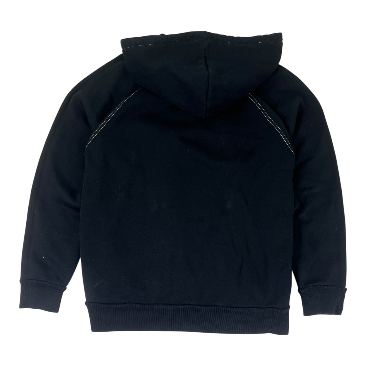 Burberry Krayford Embroidered Logo Hoodie Black