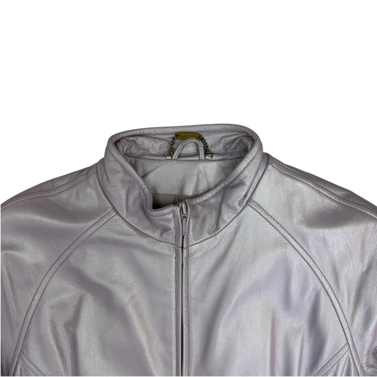(W) Vintage Danier Leather Jacket Lavender