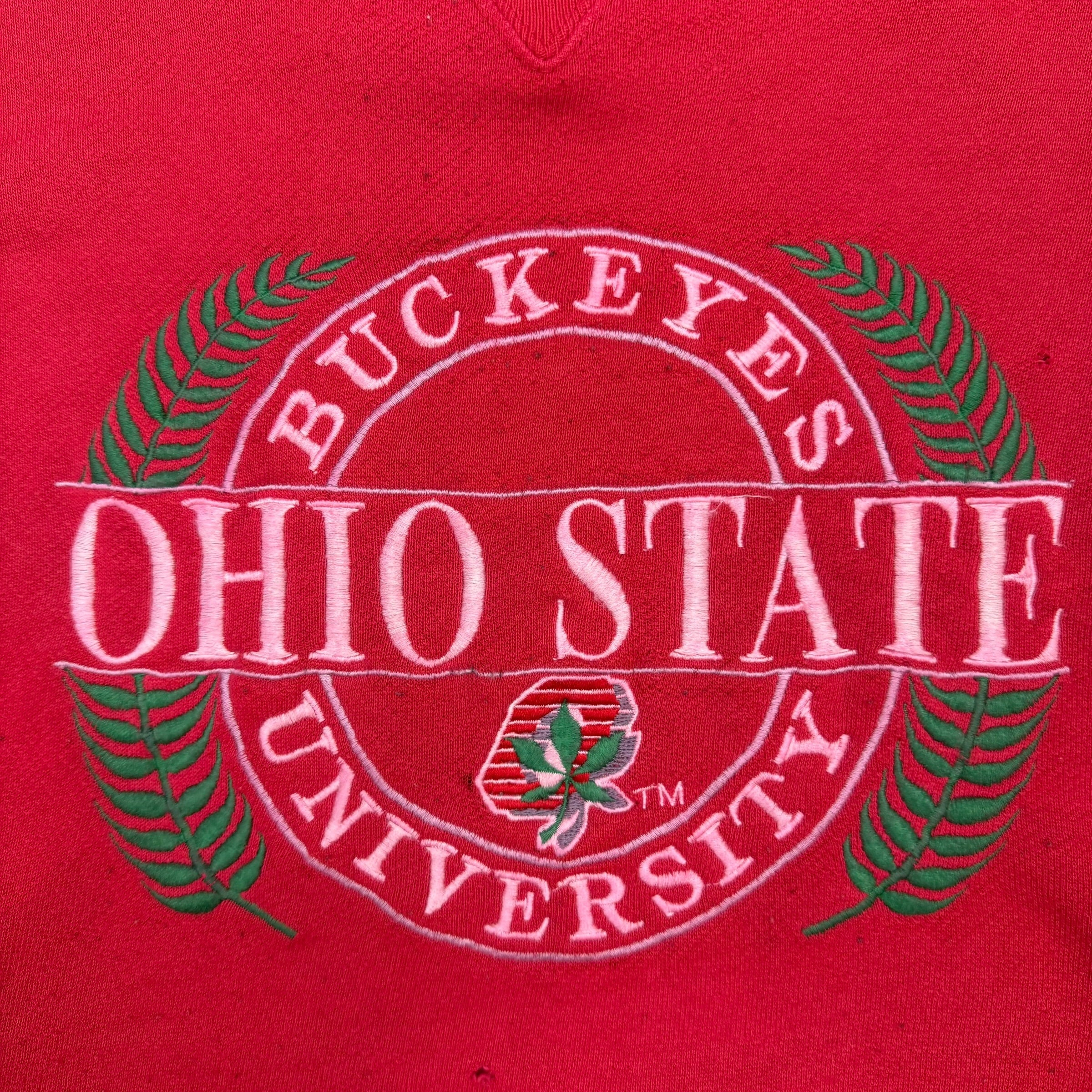 Vintage Ohio State Buckeyes Crewneck Red