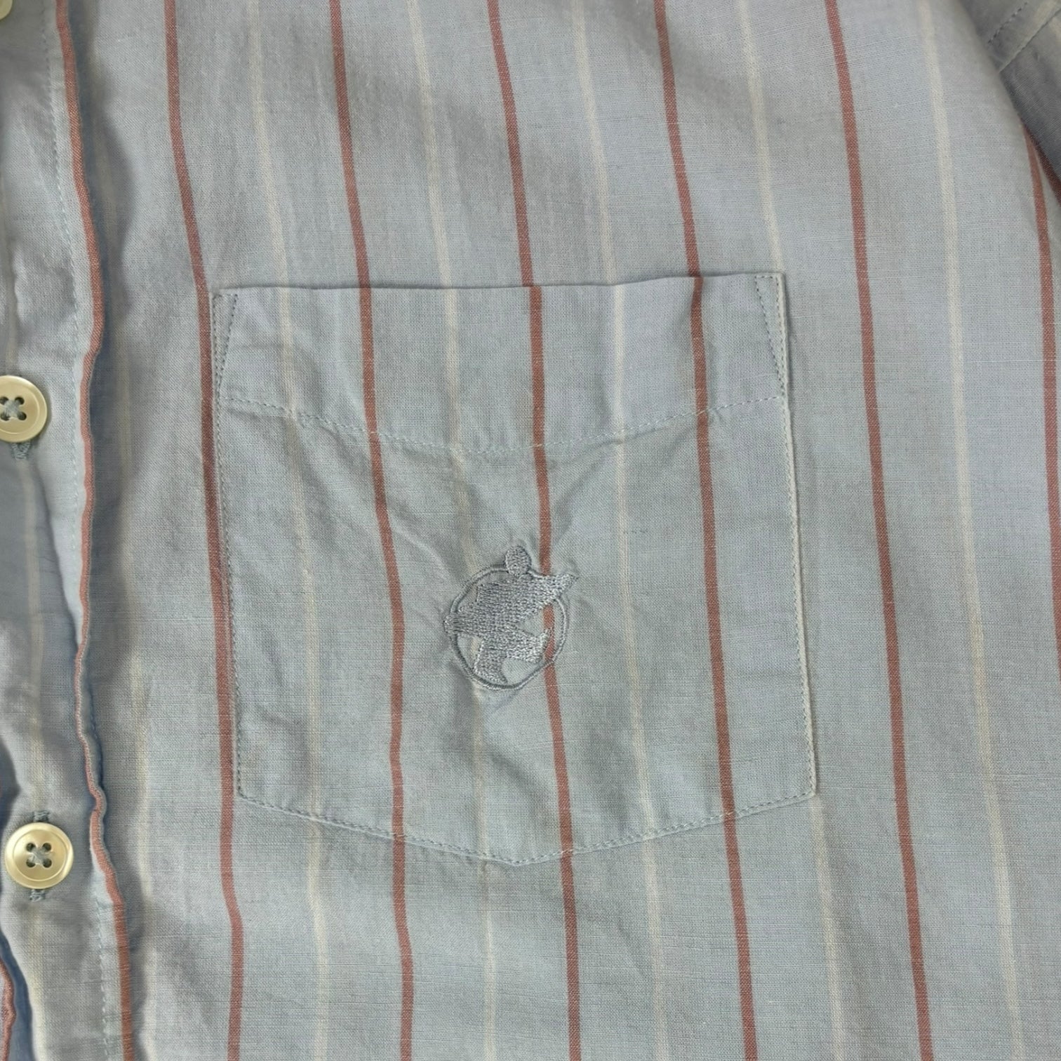 Stussy Classic Long Sleeve Striped Shirt Blue