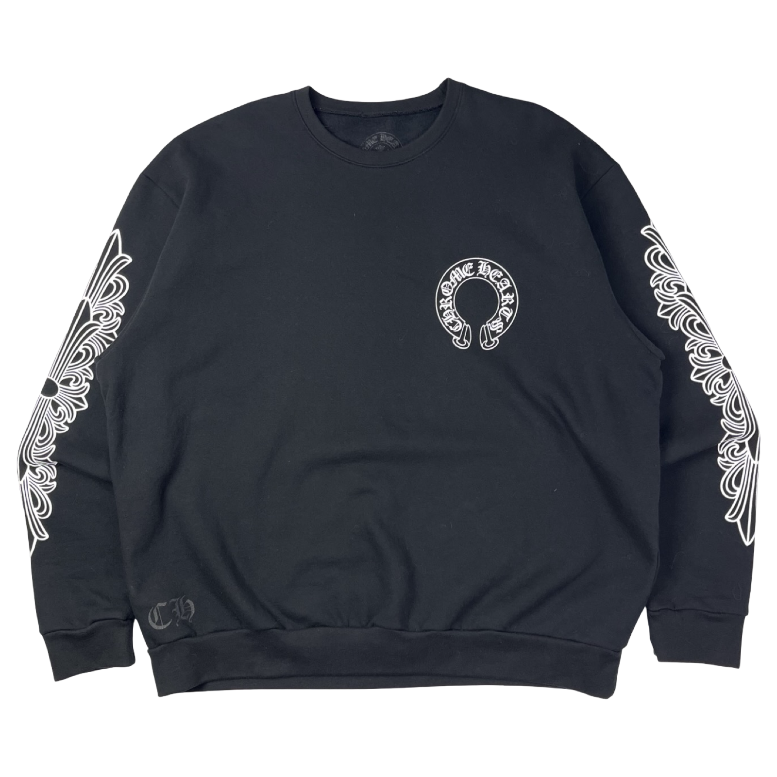 Chrome Hearts Horseshoe Crewneck Black