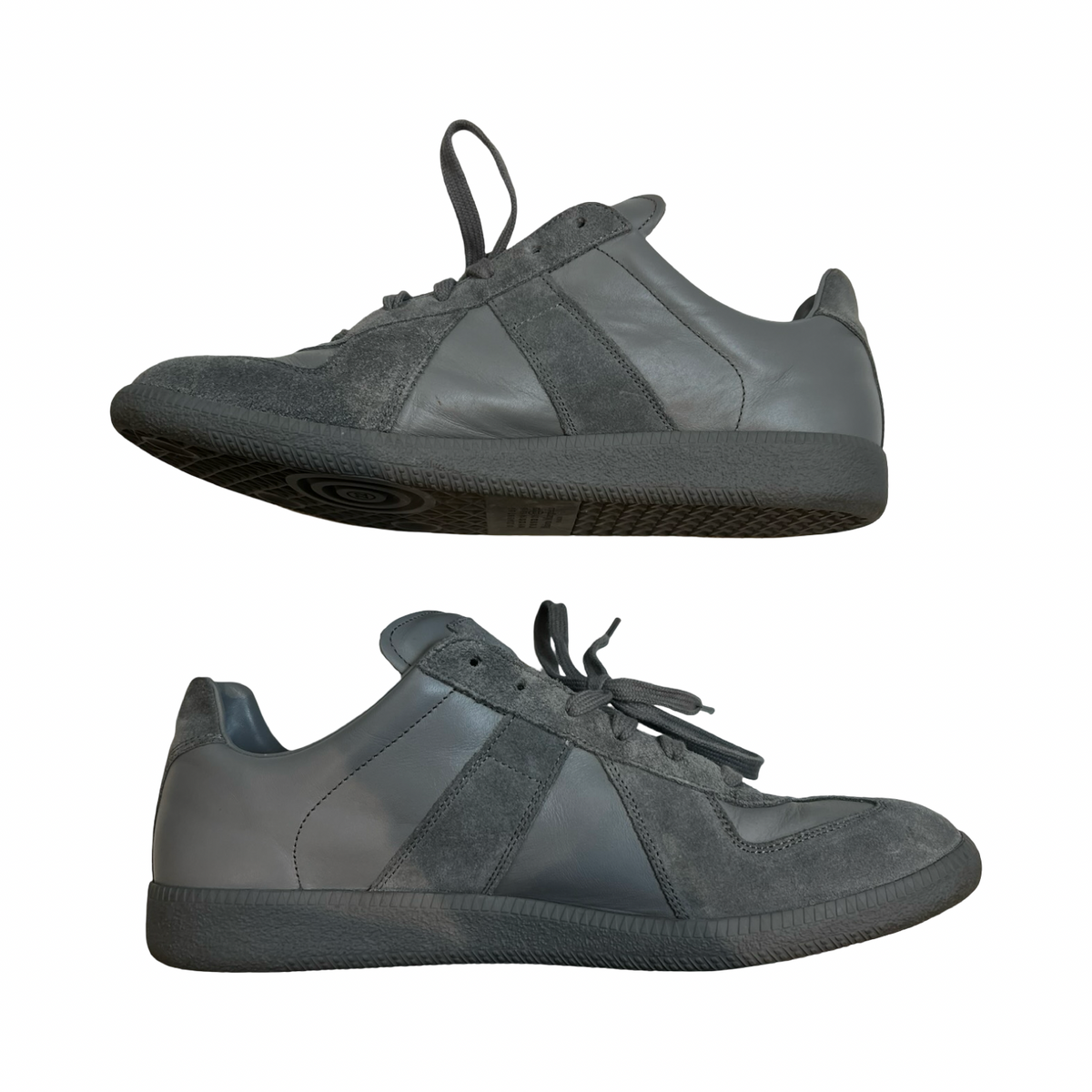 Maison Margiela Replica Low Top Sneakers Tonal Gray (Used)