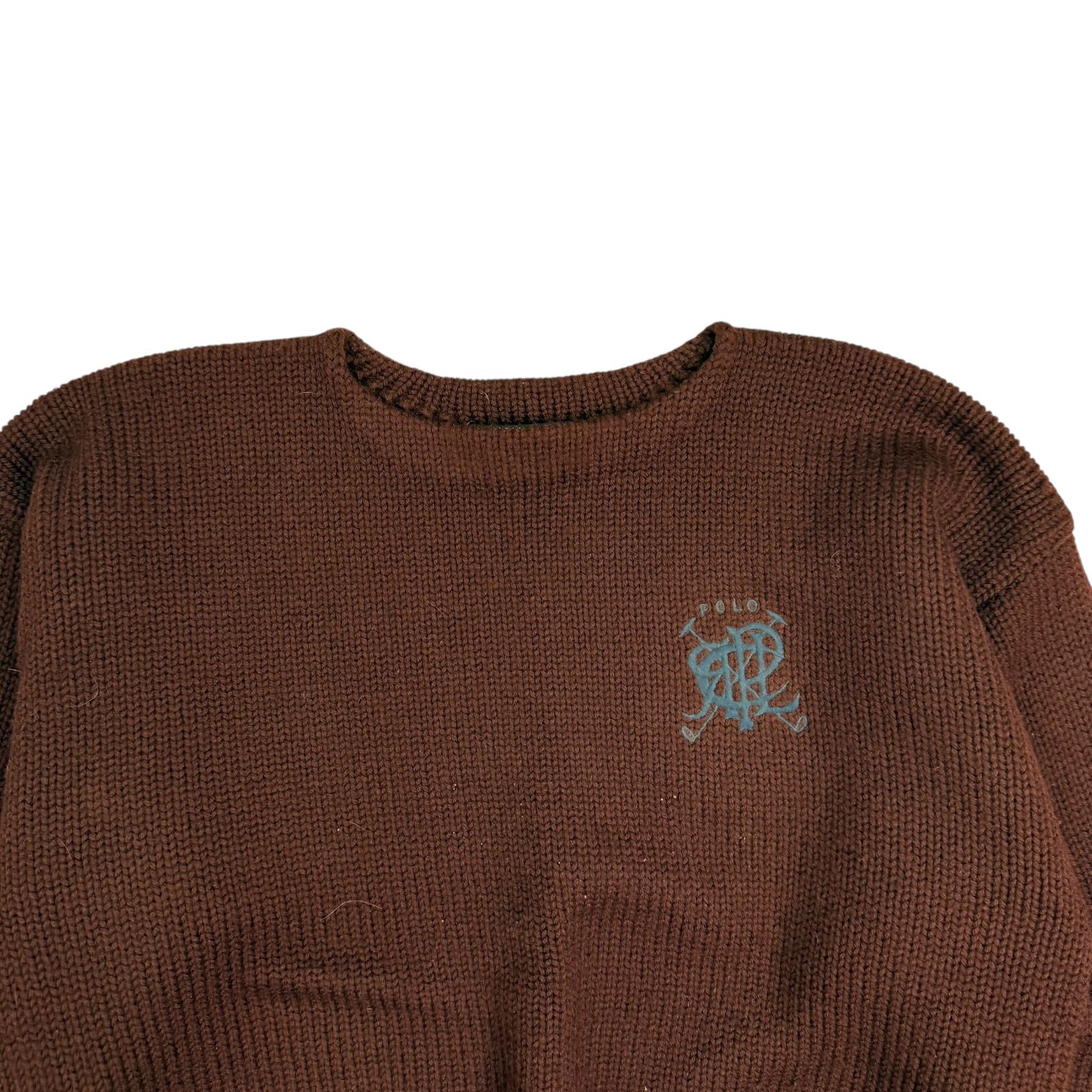 Vintage Polo Ralph Lauren Wool Knit Sweater Maroon