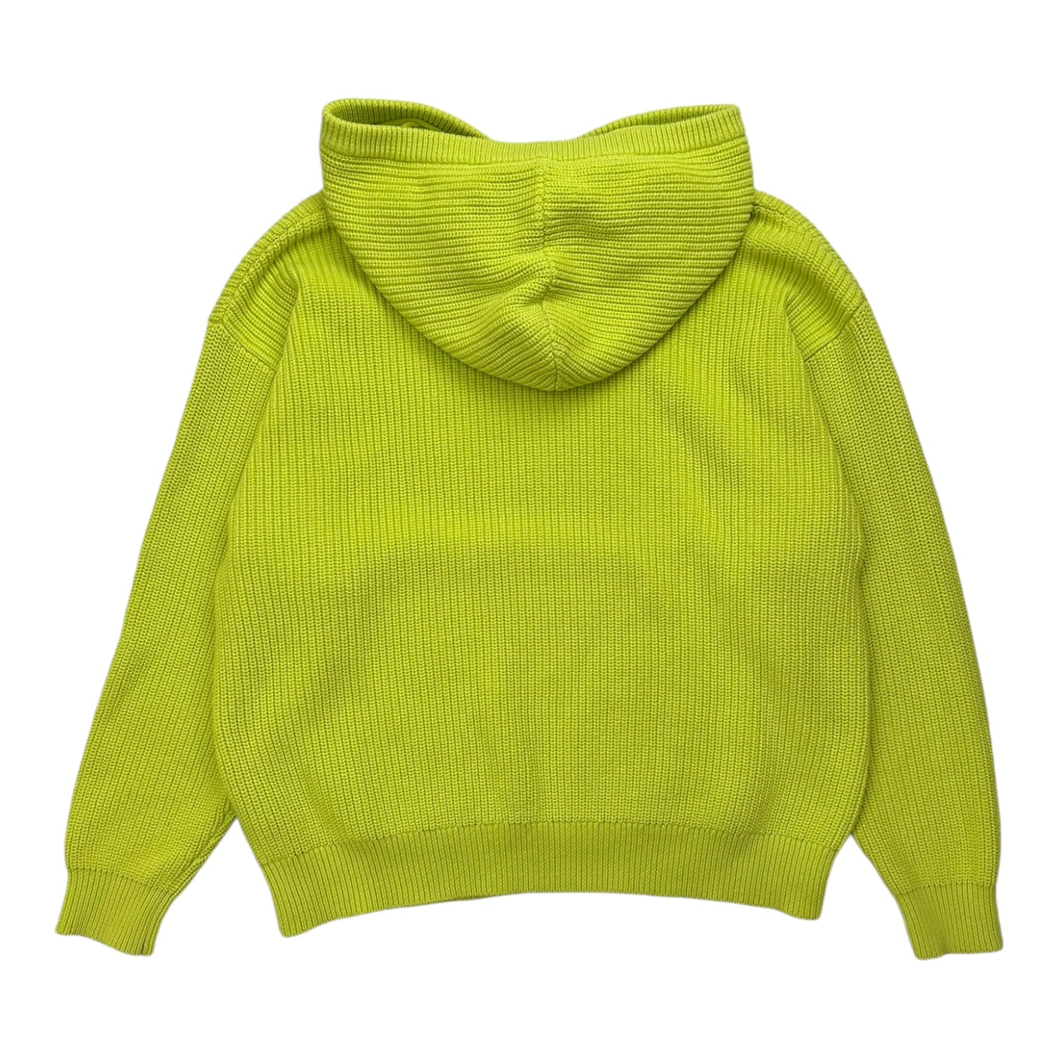 Stussy Cotton Knit Hoodie Lime