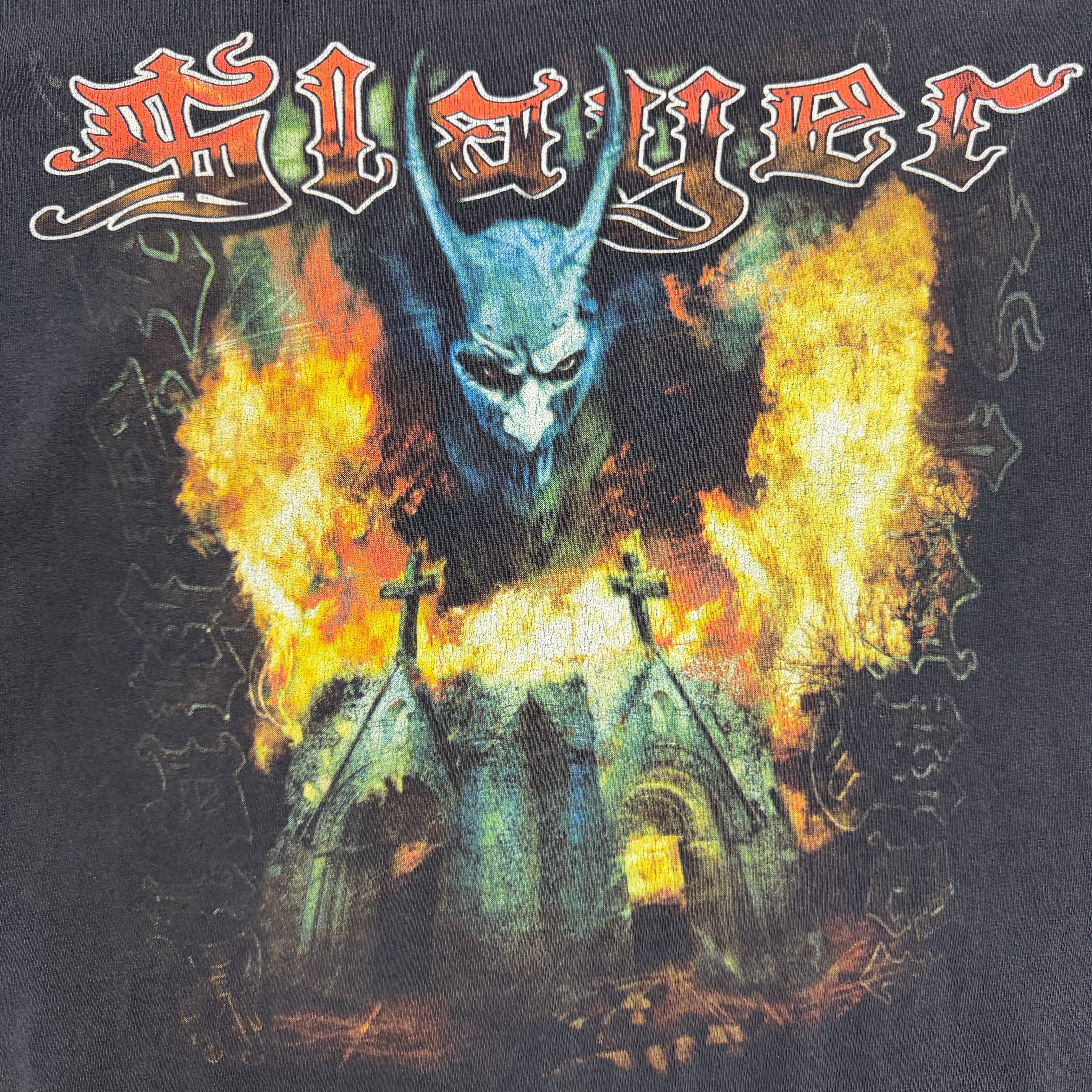 2002 Slayer North America Tour Tee Black