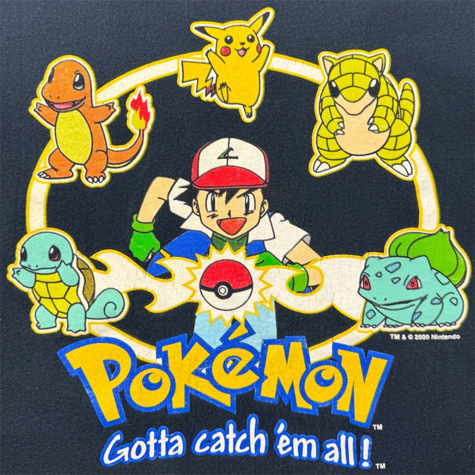 2000 Pokemon “Gotta Catch ‘Em All” Anime T-Shirt