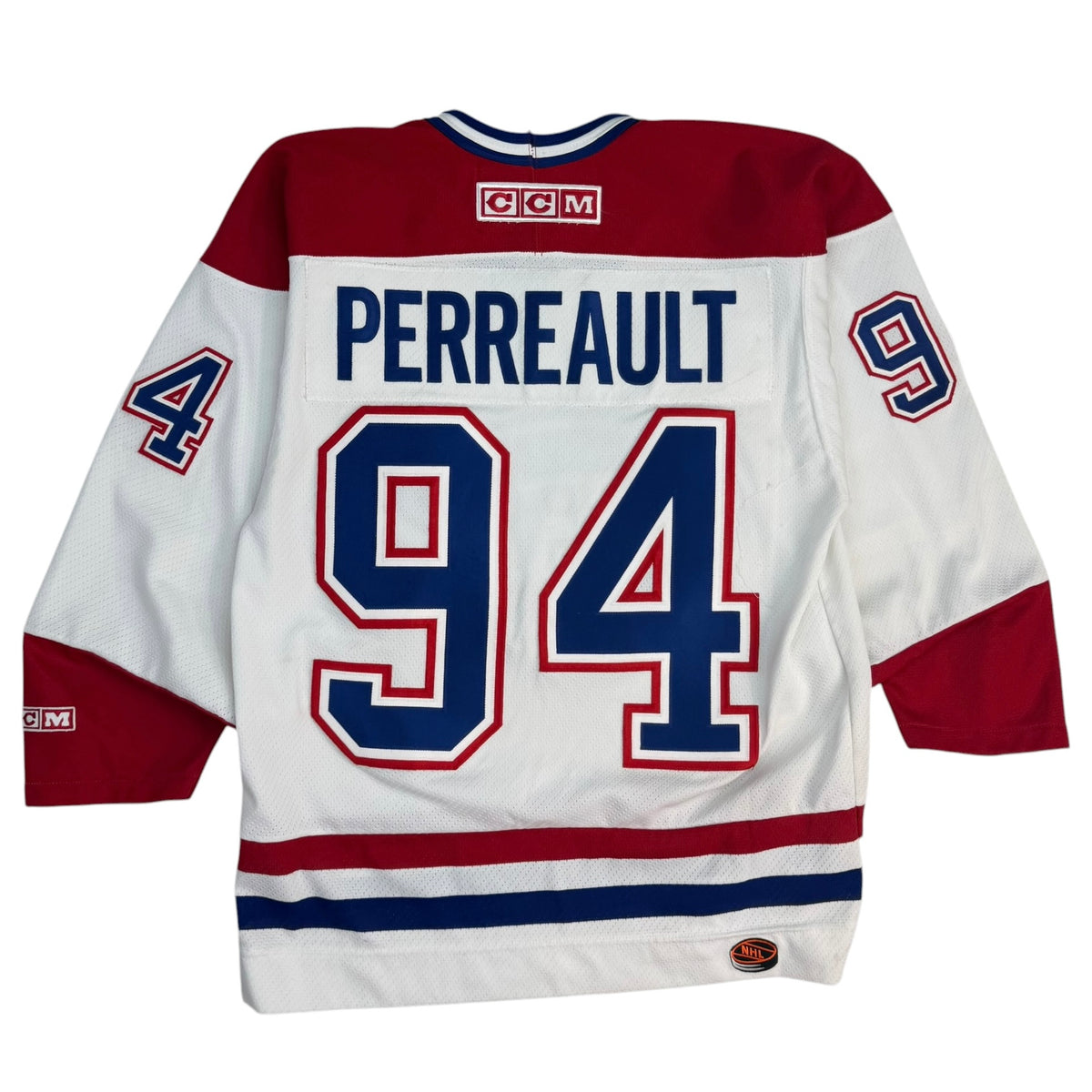 Vintage CCM Montreal Canadiens Custom Jersey White