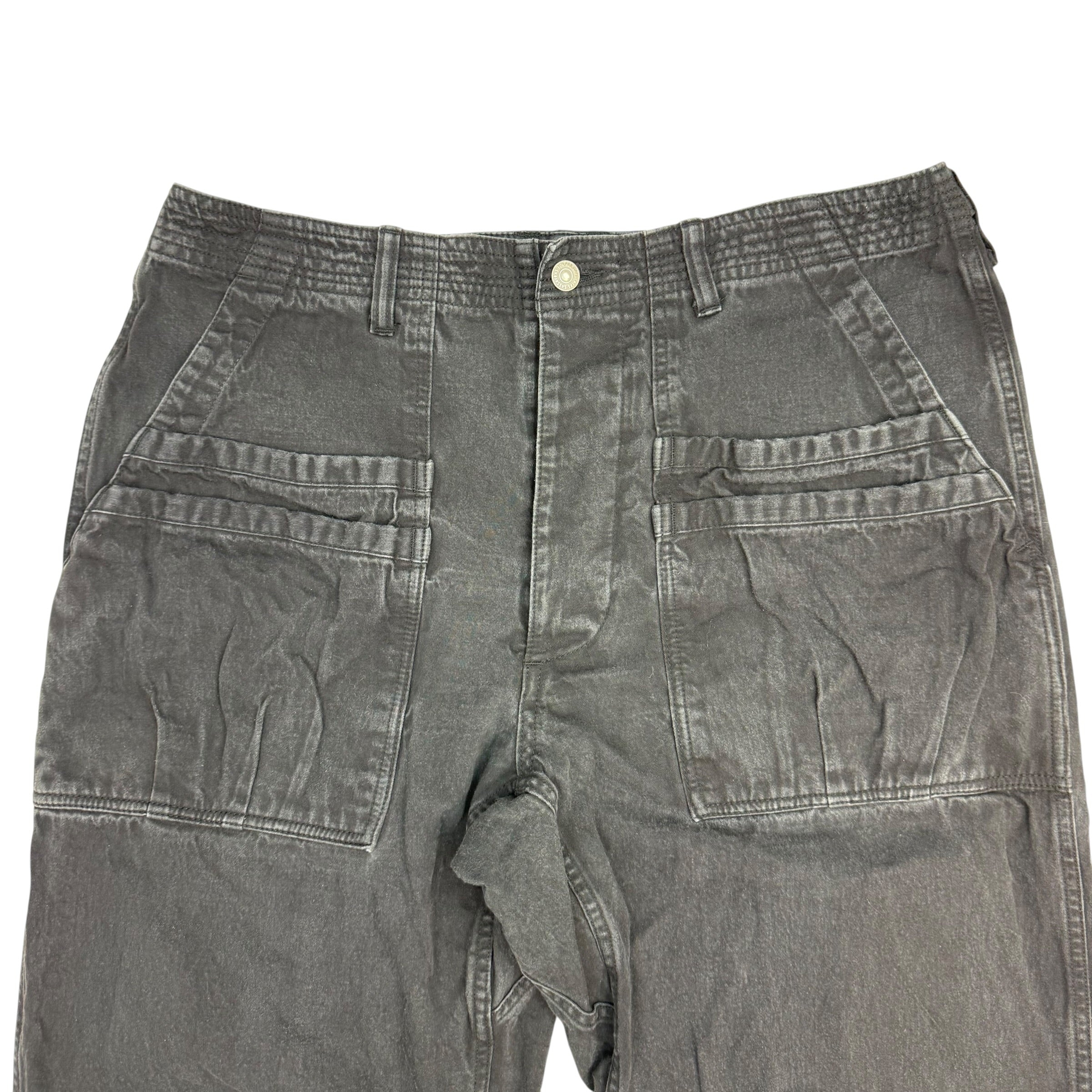 Vintage Sassafras Whole Hole Pants Black
