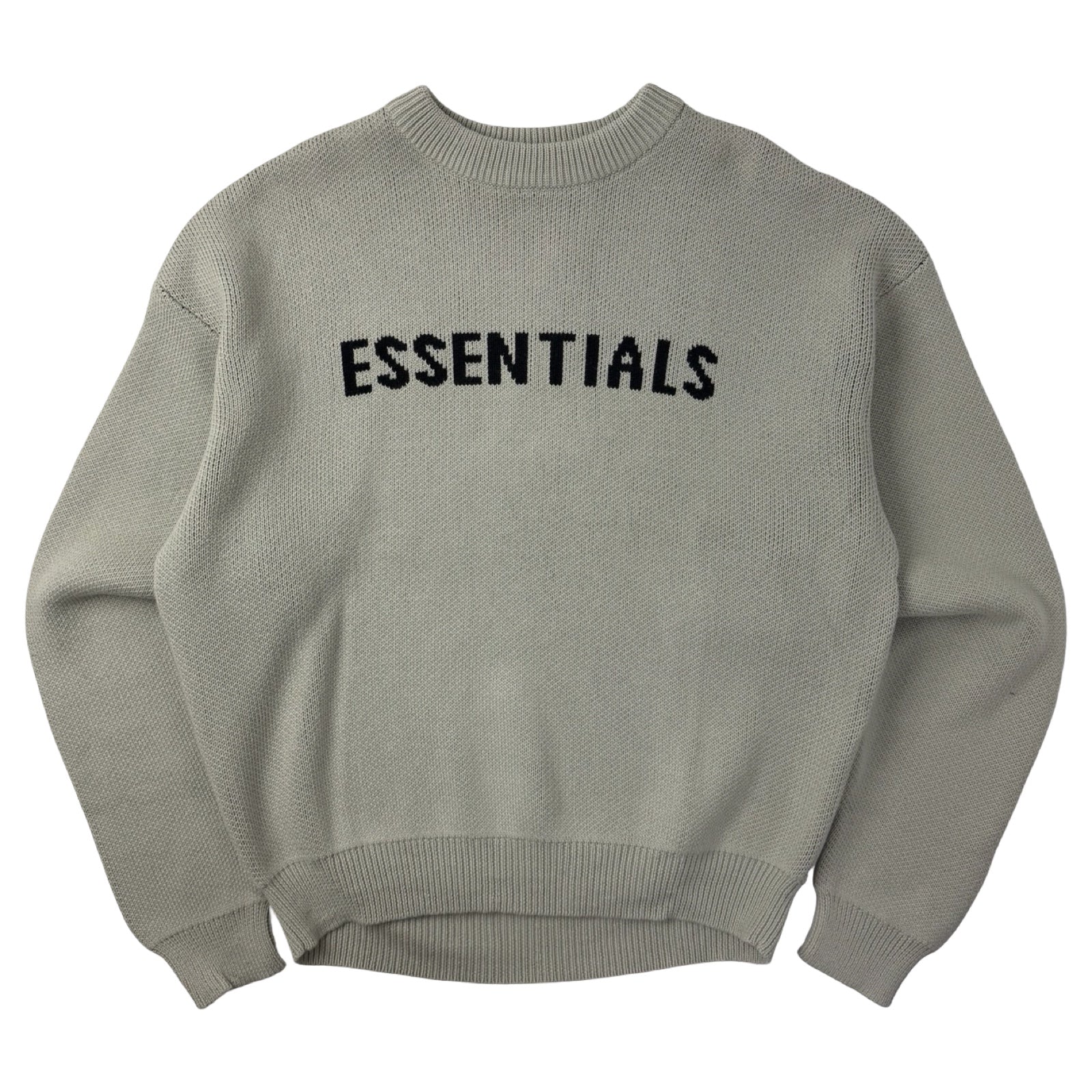Youth Fear of God Essentials Knit Sweater Concrete