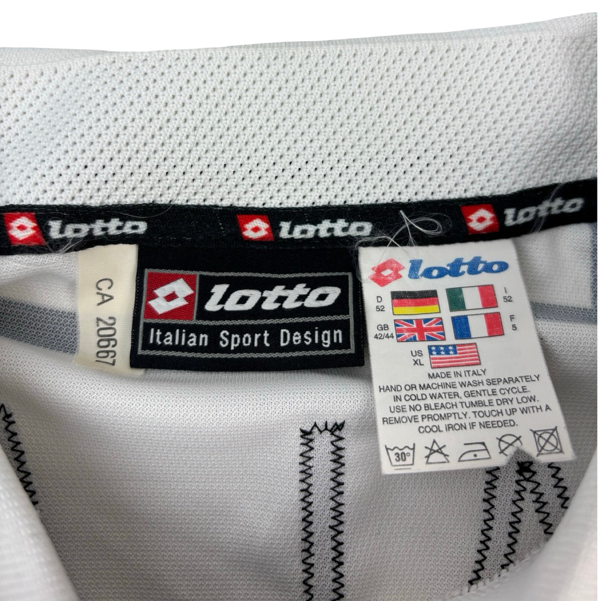 ‘01 Lotto Juventus Salas Home Jersey Black/White