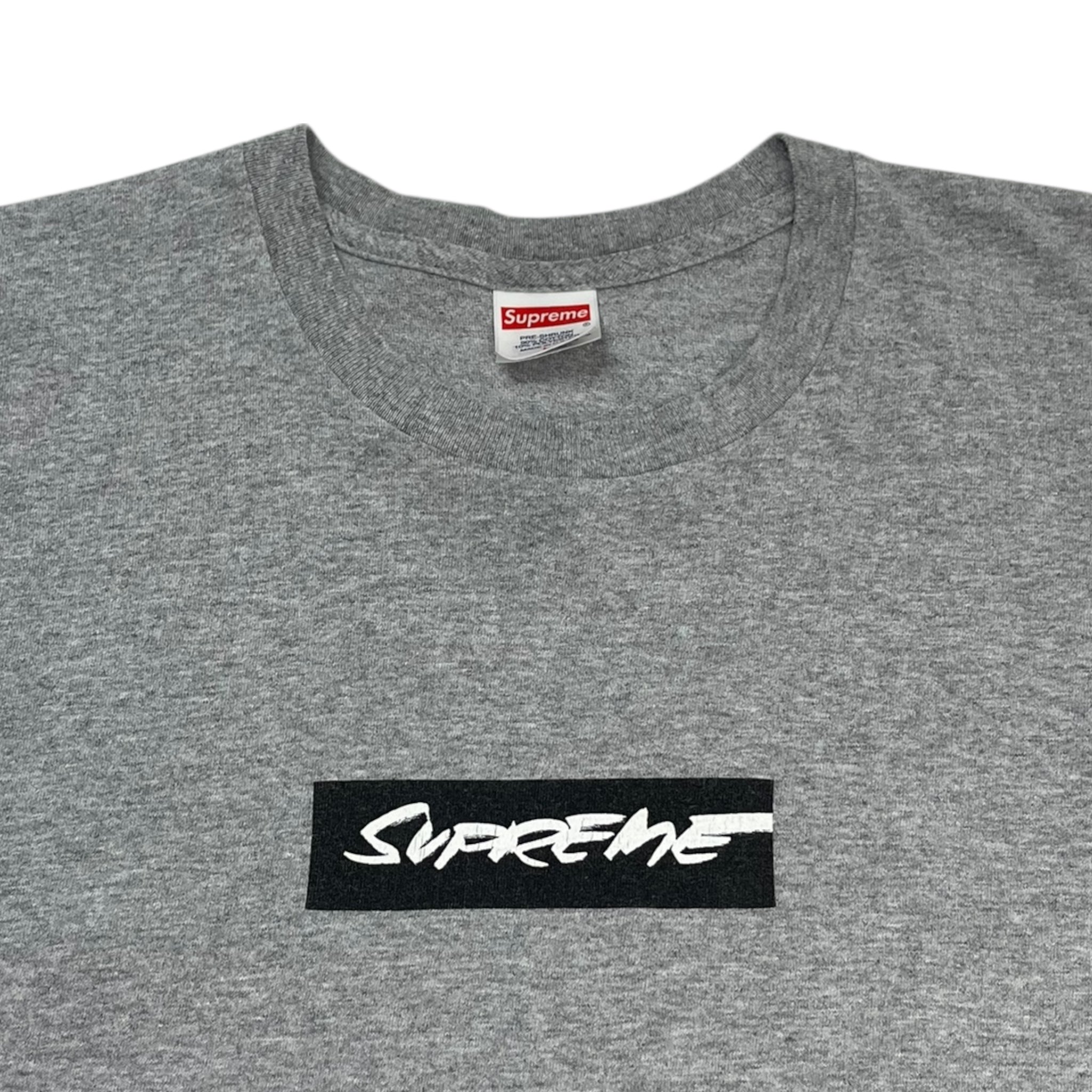 Supreme Futura Box Logo Heather Gray