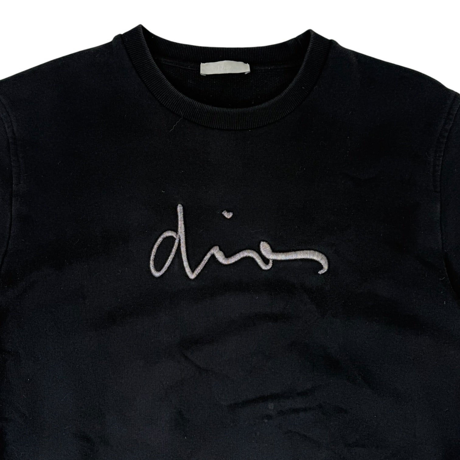 Dior Embroidered Crewneck Black
