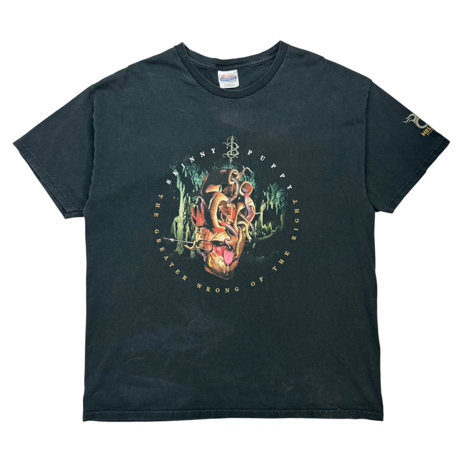 Vintage Skinny Puppy The Greater Wrong Of The Right Tour Tee