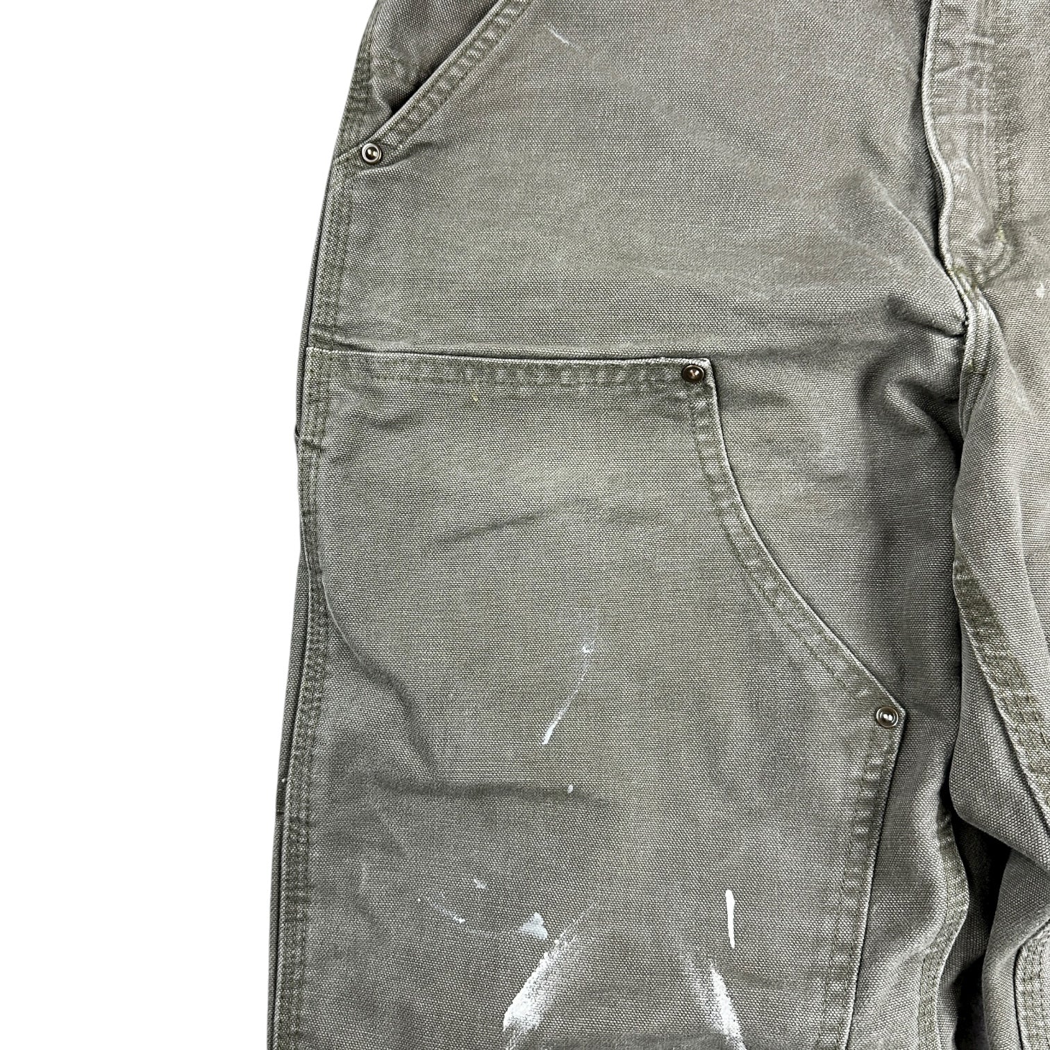Vintage Carhartt Double Knee Cargos Olive Green