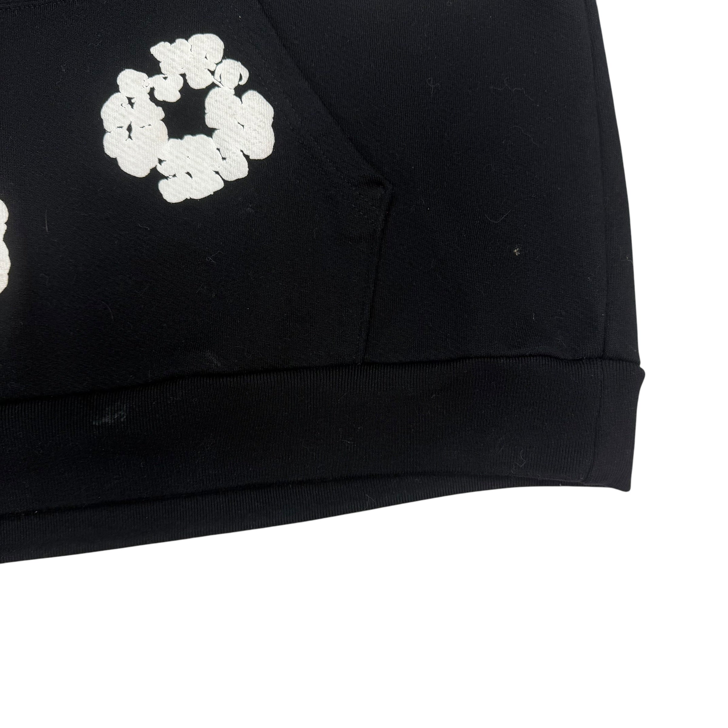 Denim Tears Cotton Wreath Hoodie Black