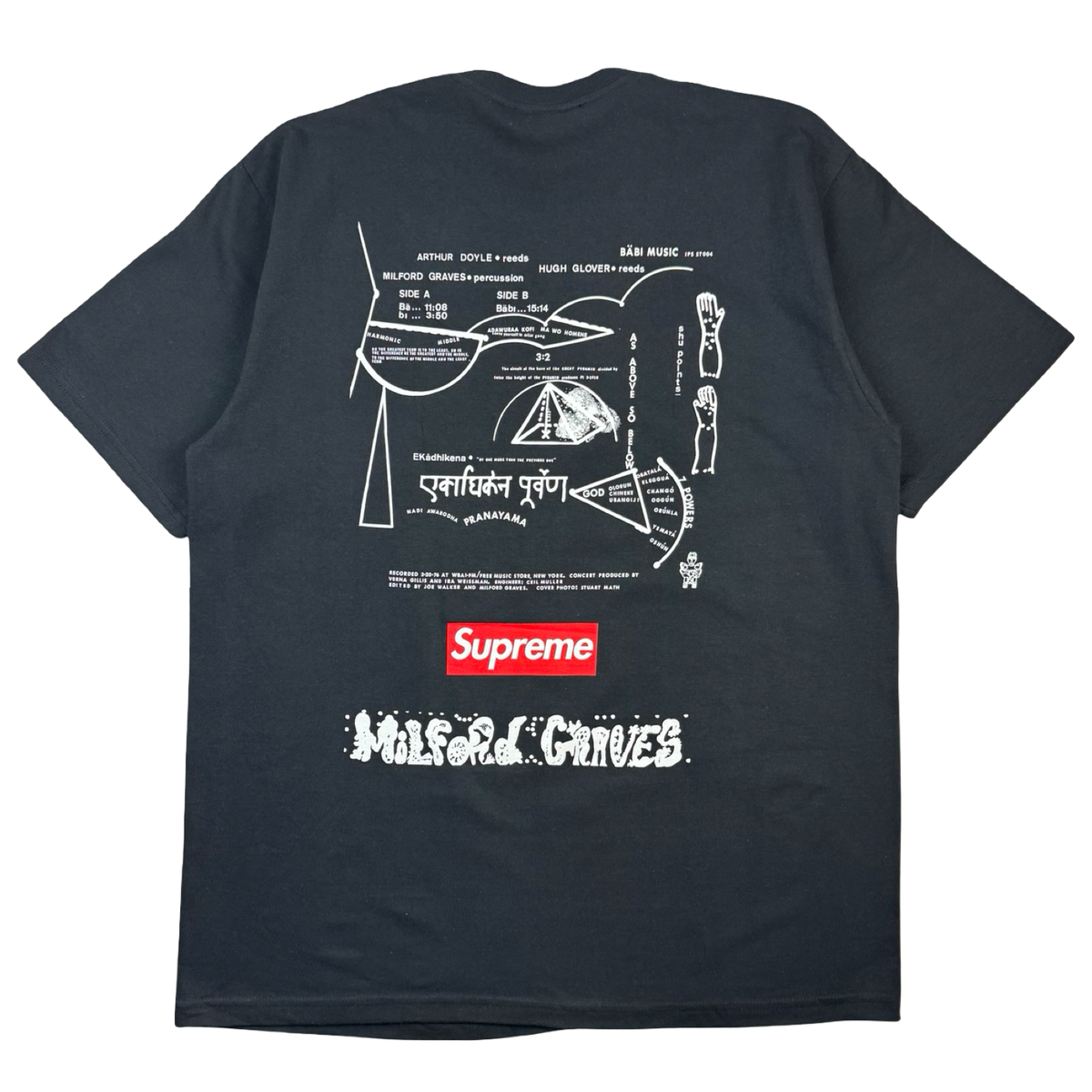 Supreme Milford Graves Tee Black