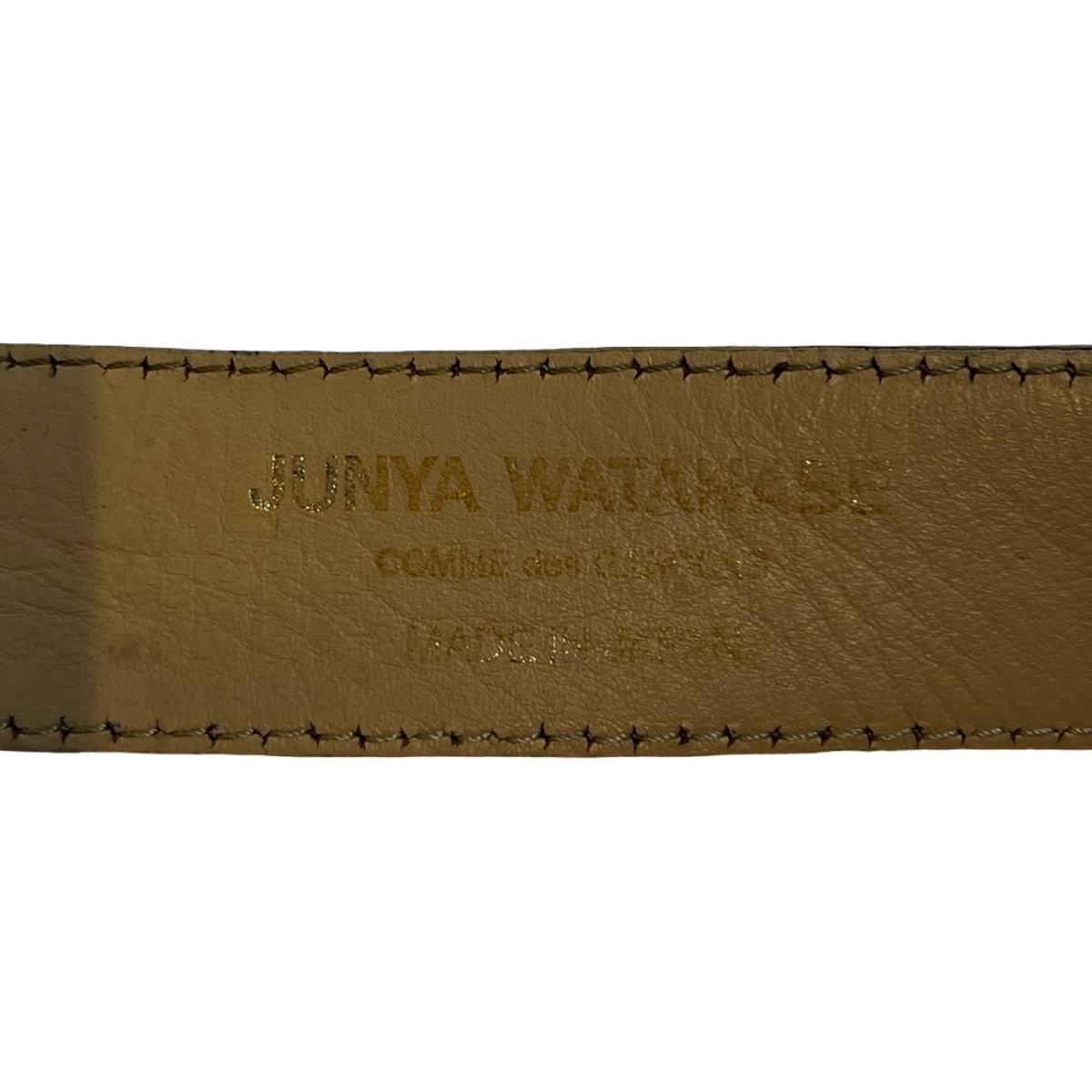 Junya Watanabe Comme des Garçons Studded Snakeskin Leather Belt