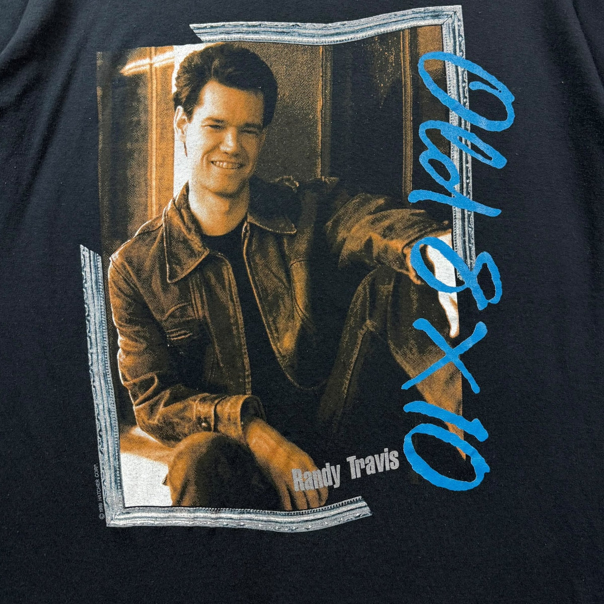 Vintage Randy Travis Canadian Summer Tour Tee Black