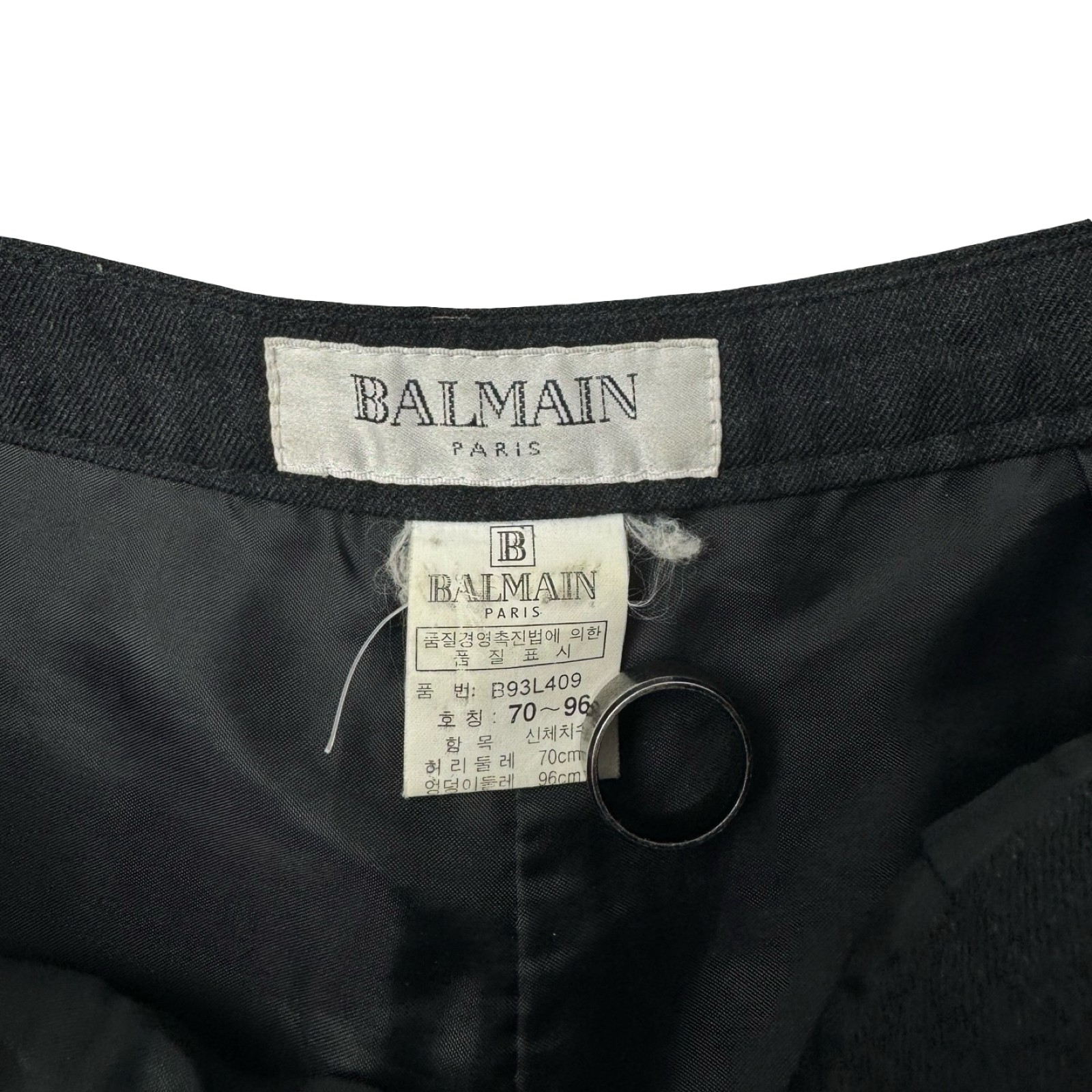 (W) Vintage Balmain Pleated Skirt
