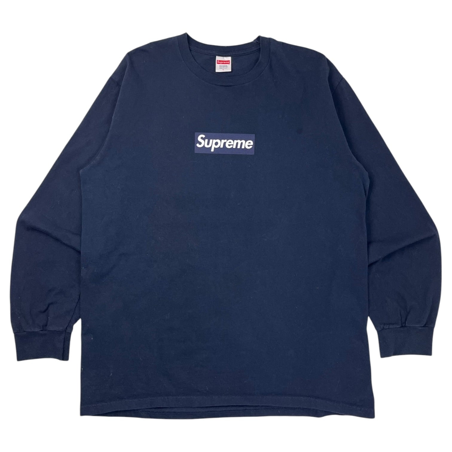Supreme Box Logo L/S Shirt Navy