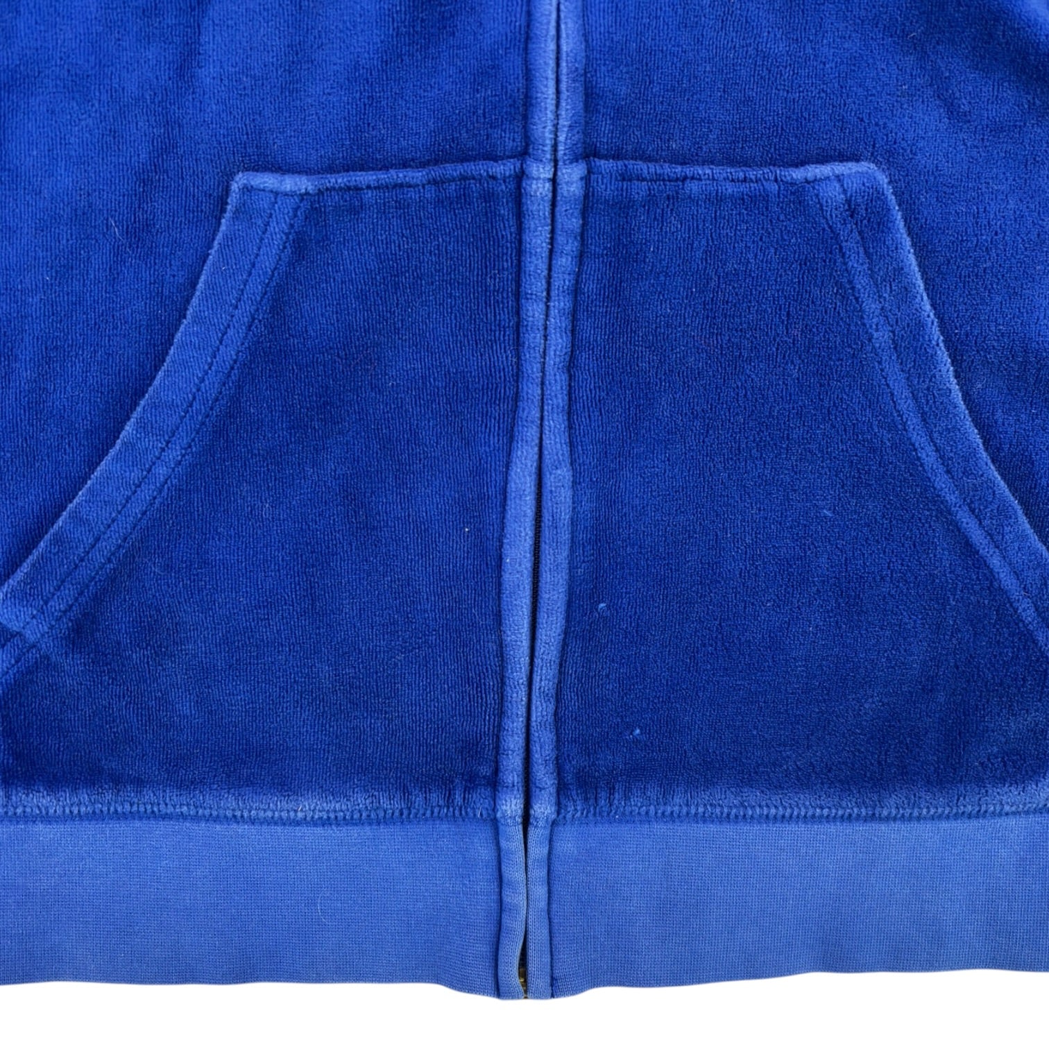 (W) Y2K Juicy Couture Zip Up Hoodie Blue