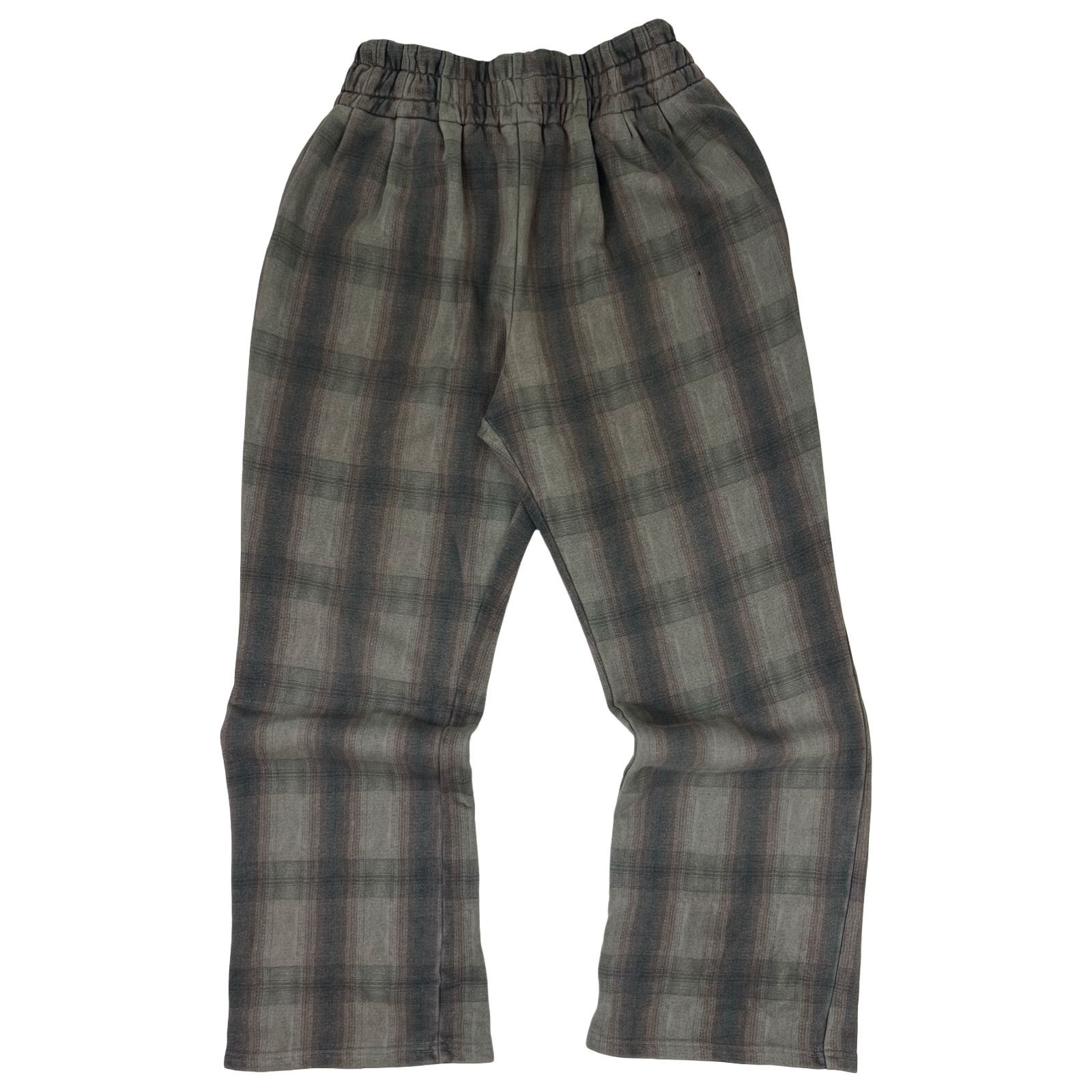 Basketcase Plaid Sweatpant Grey