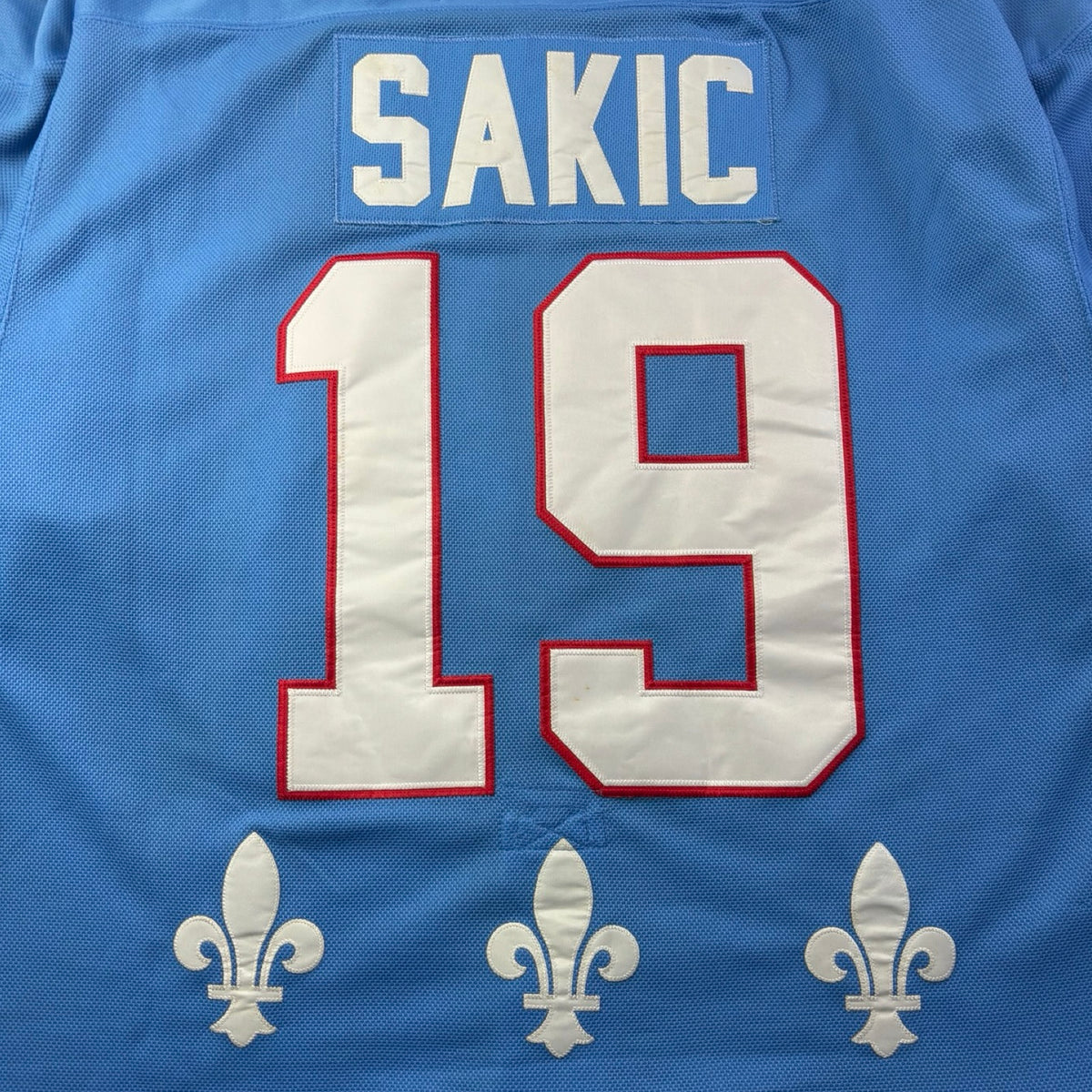 Vintage CCM Quebec Nordiques Joe Sakic NHL Home/Away Jersey