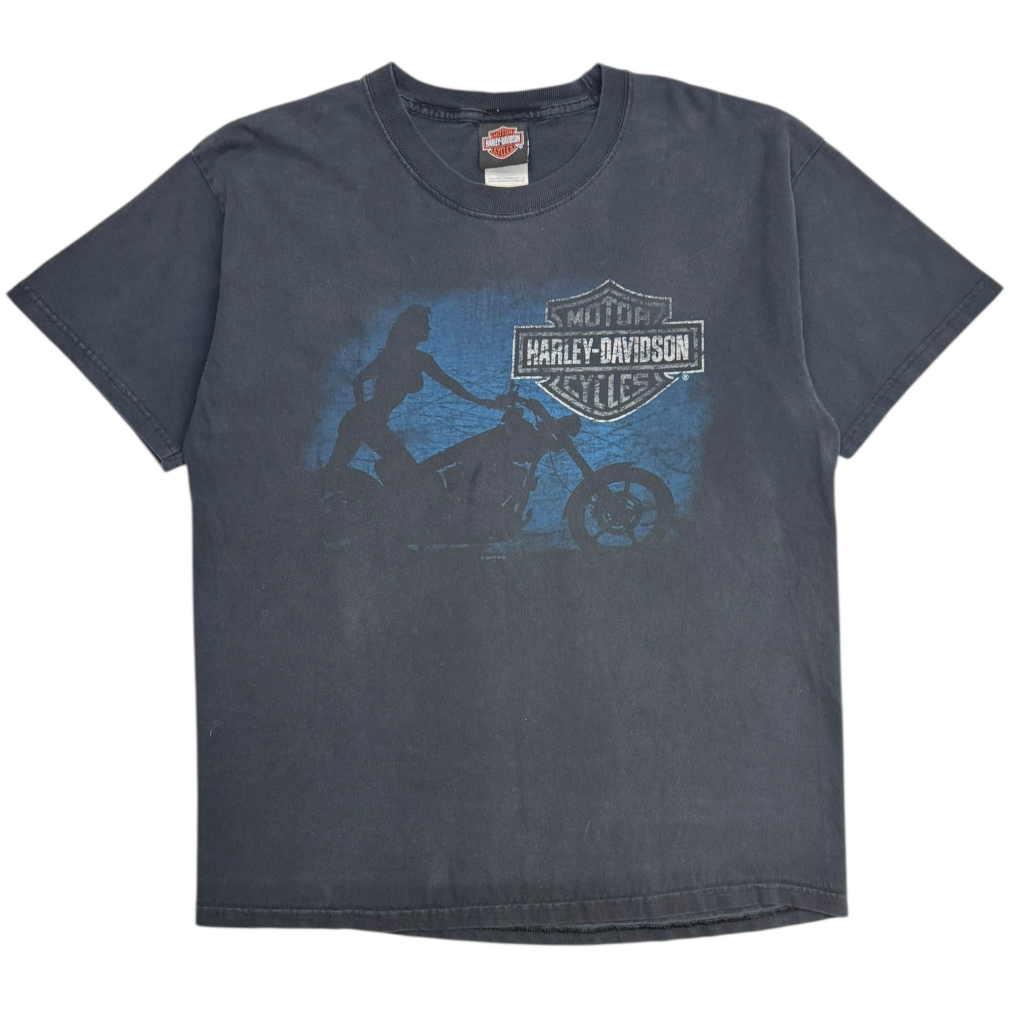 Vintage Harley Davidson Lady Silhouette T-Shirt